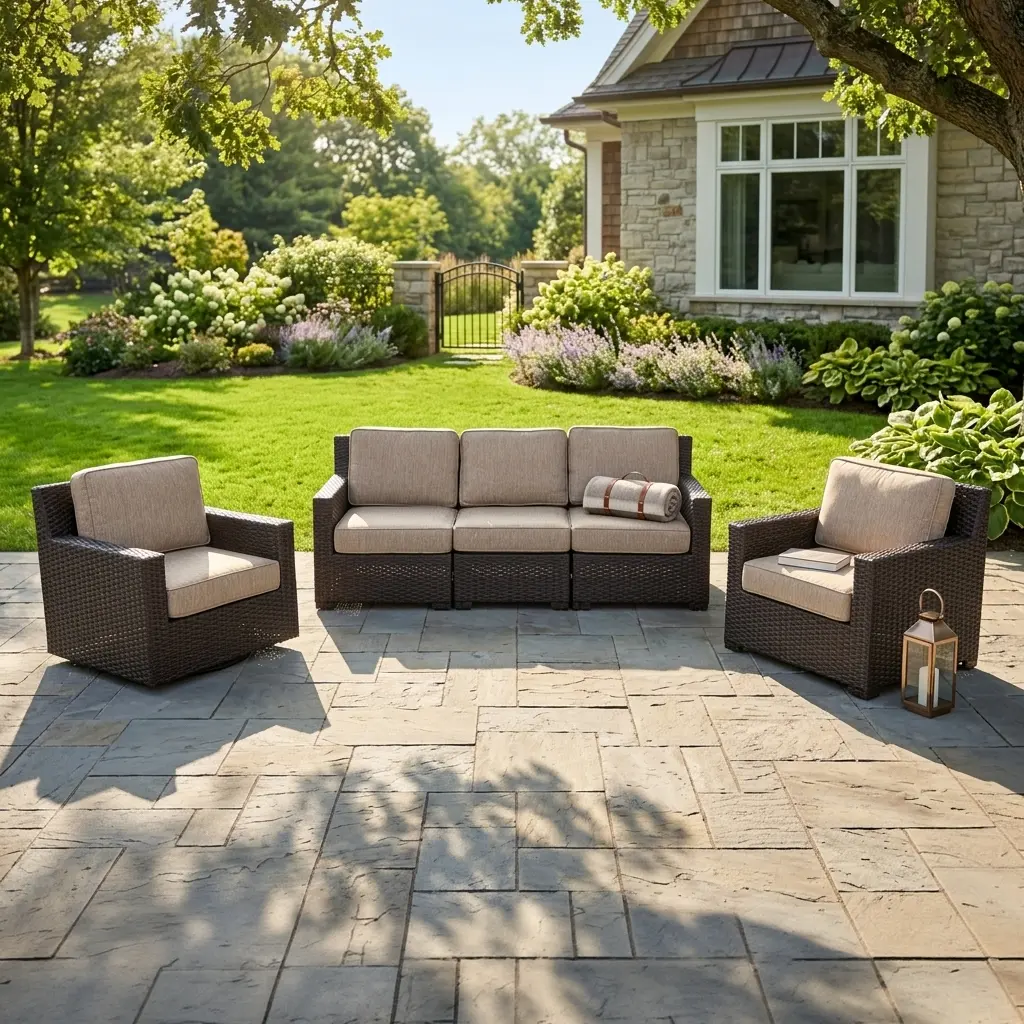 St. Kitts 3 Piece Sofa Group - Mirage Latte