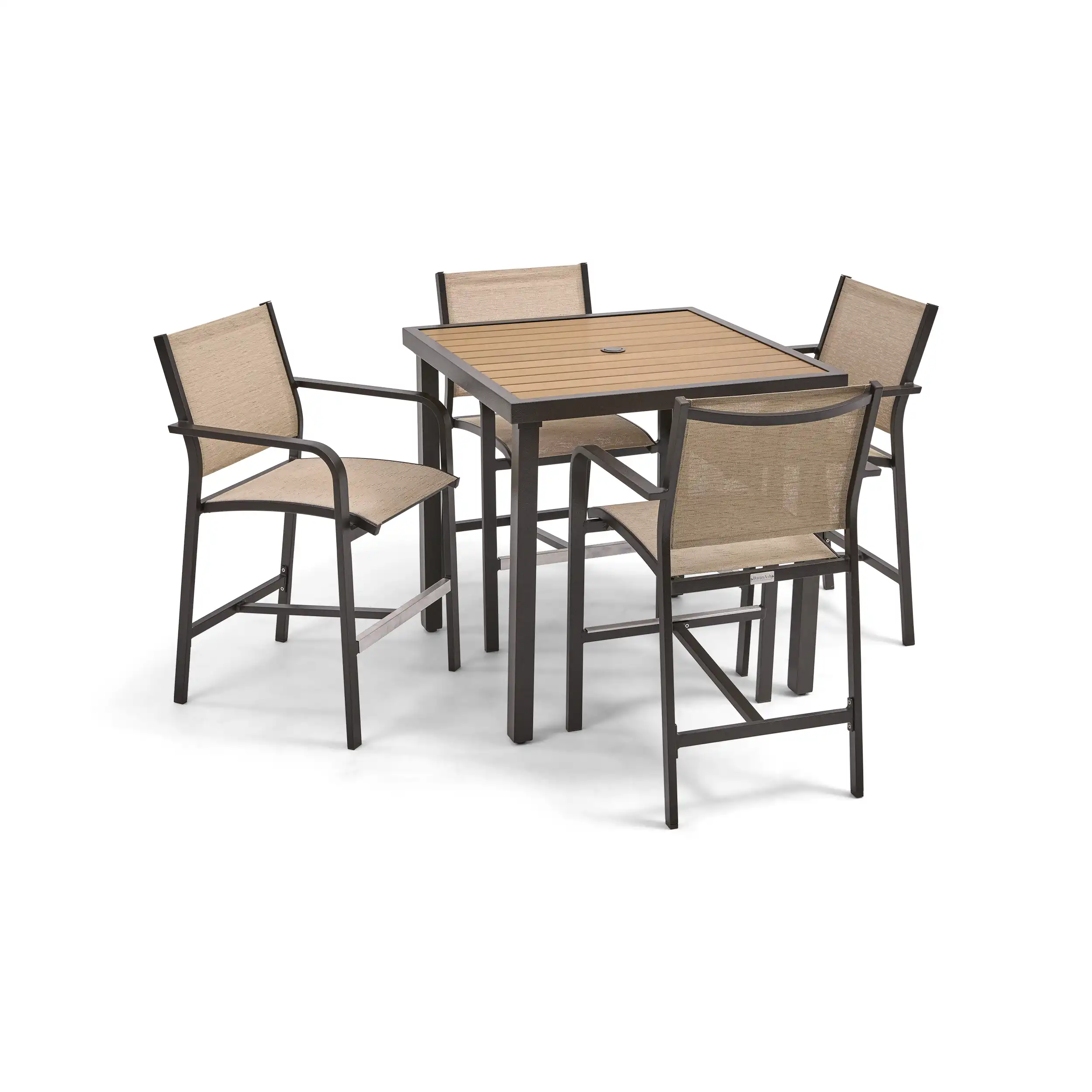 St. Kitts 5 Piece Sling Counter Height Group - Scoria - Image 2