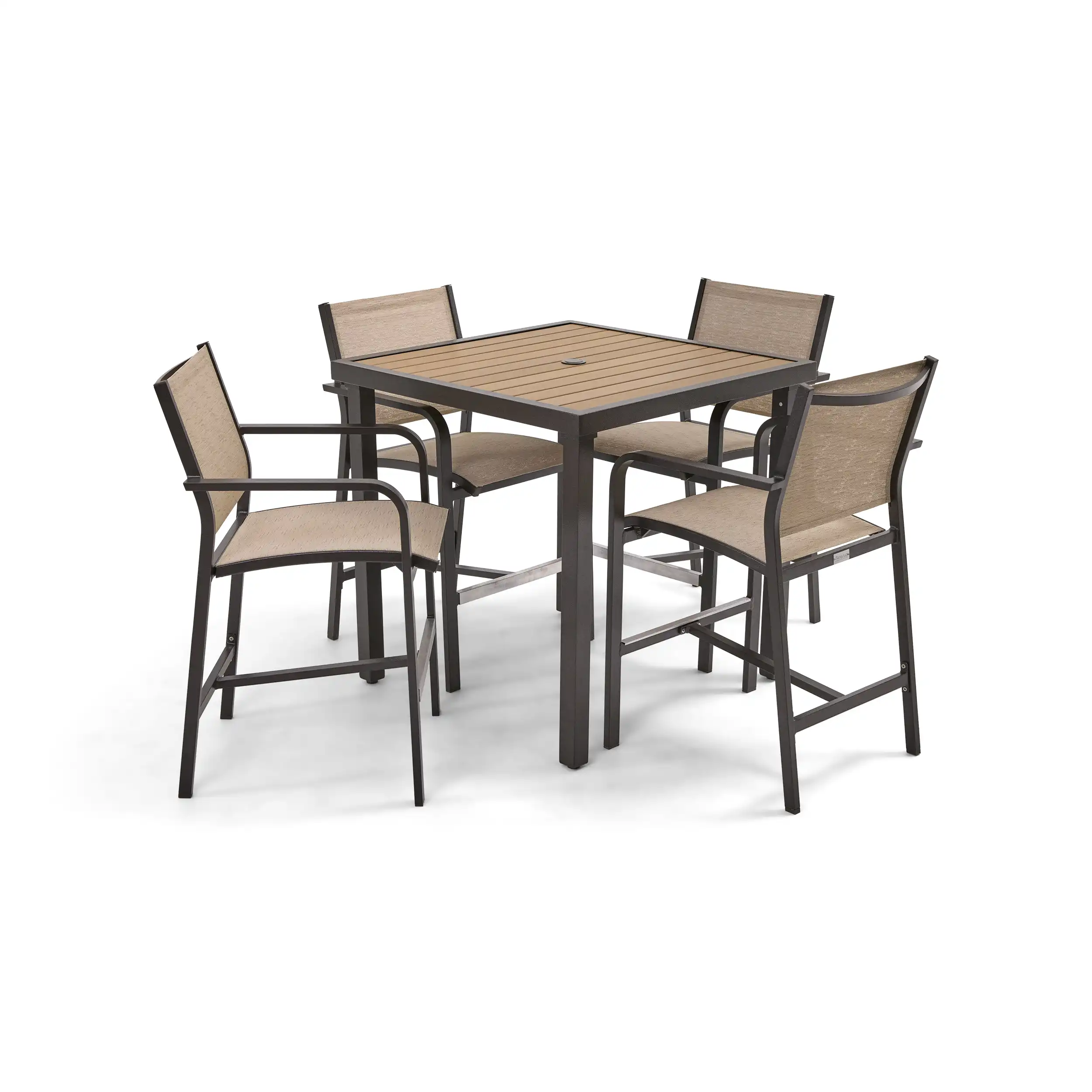 St. Kitts 5 Piece Sling Counter Height Group - Scoria - Image 3