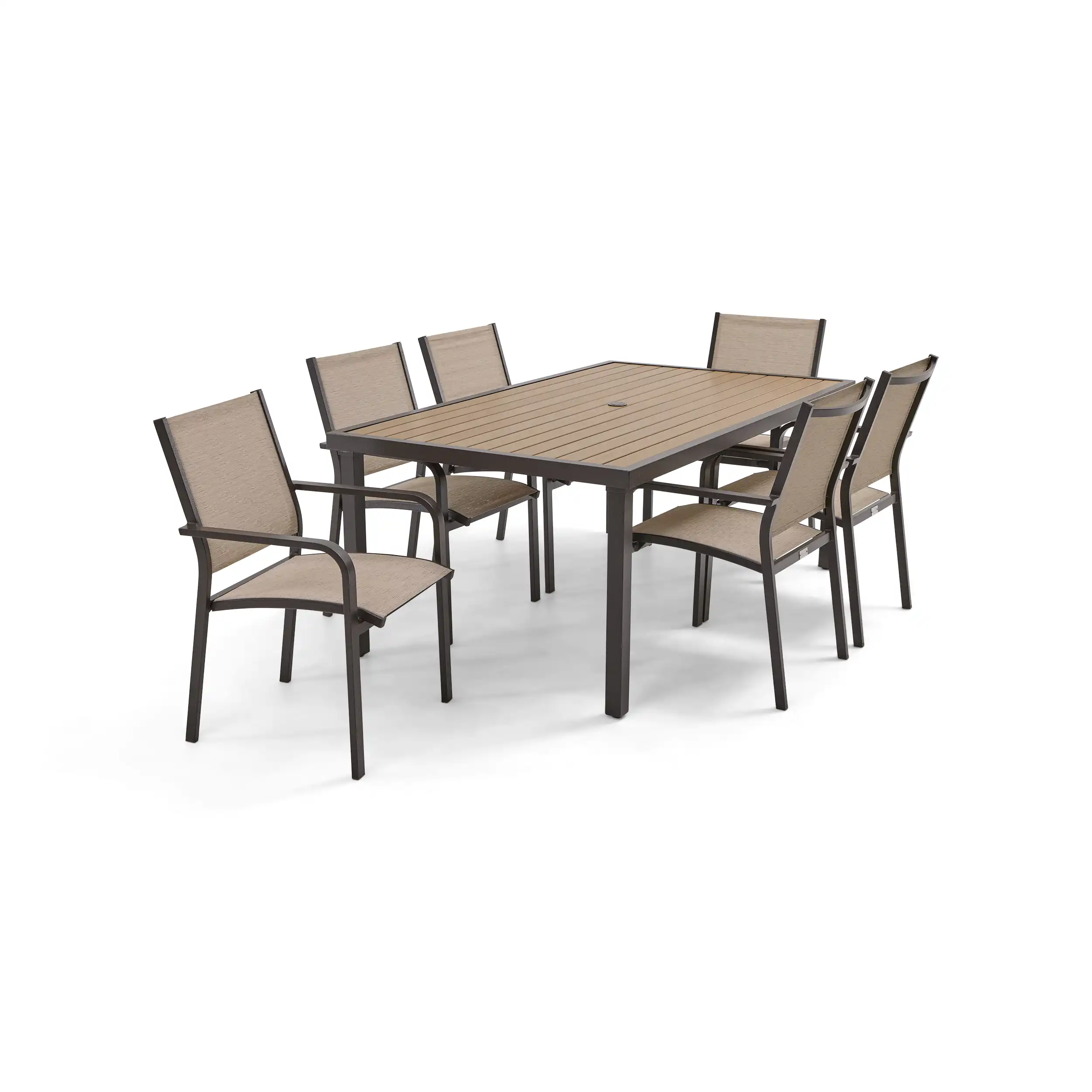 St. Kitts 7 Piece Scoria Dining Group - Image 2