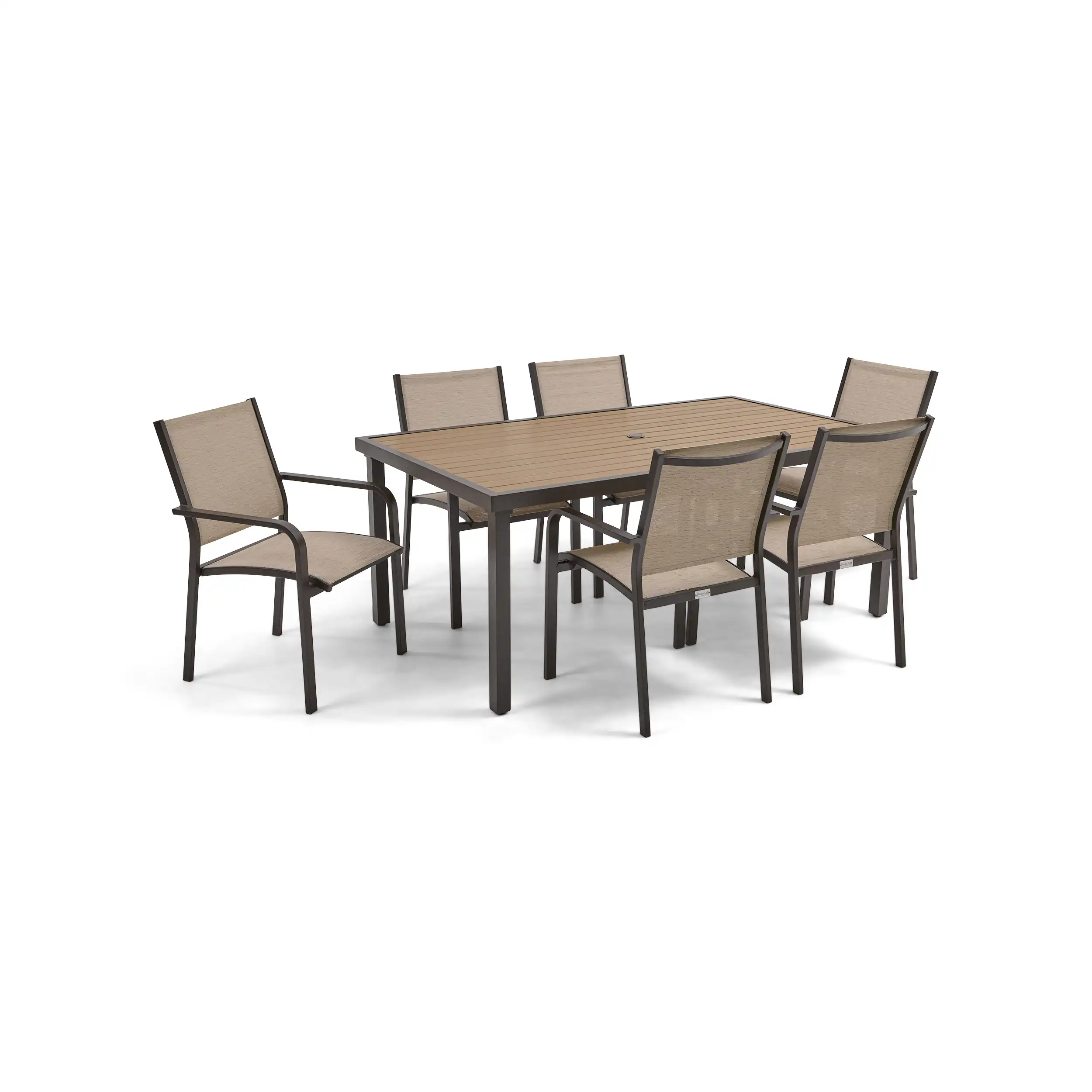 St. Kitts 7 Piece Scoria Dining Group - Image 3