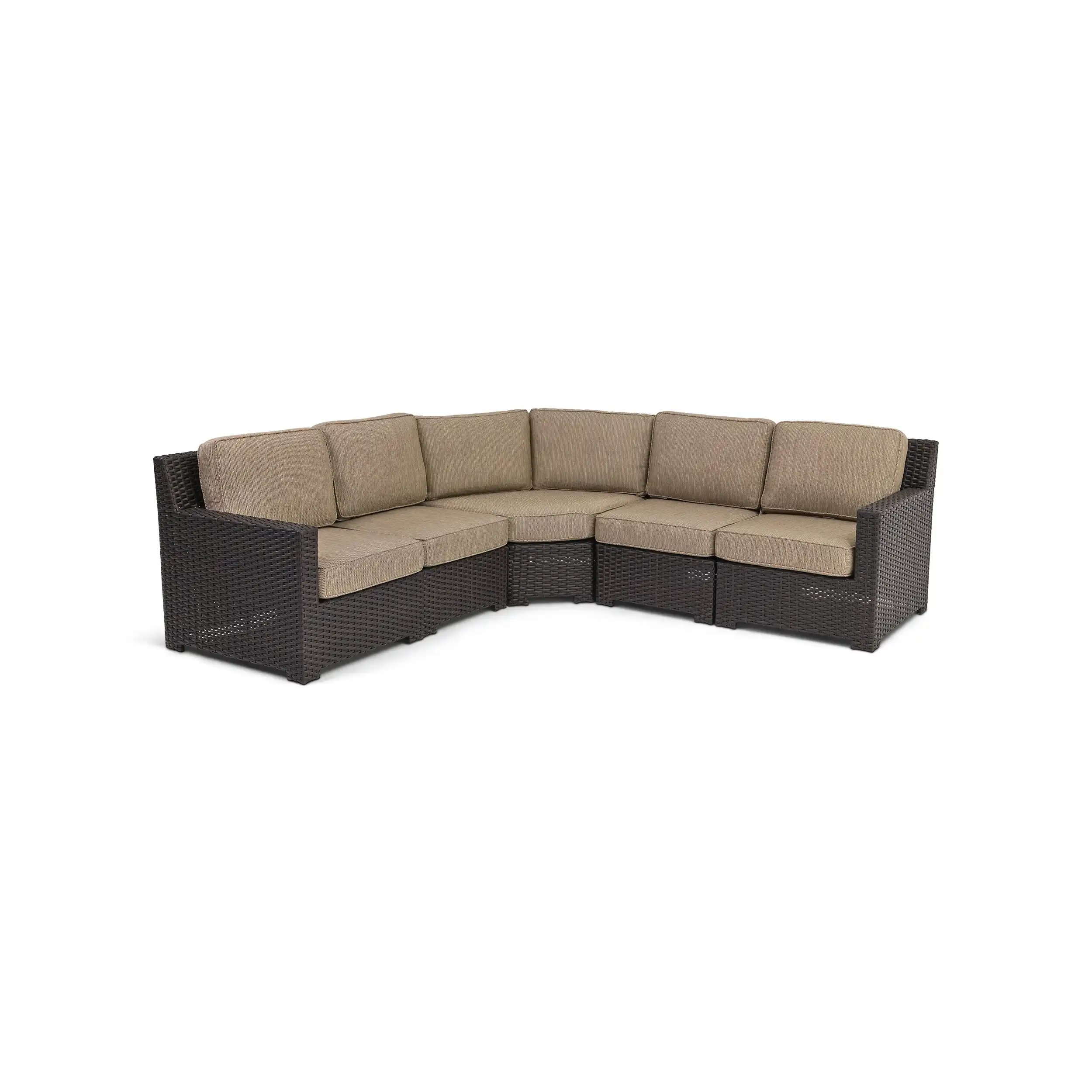 St. Kitts 5 Piece Sectional Group - Mirage Latte - Image 2