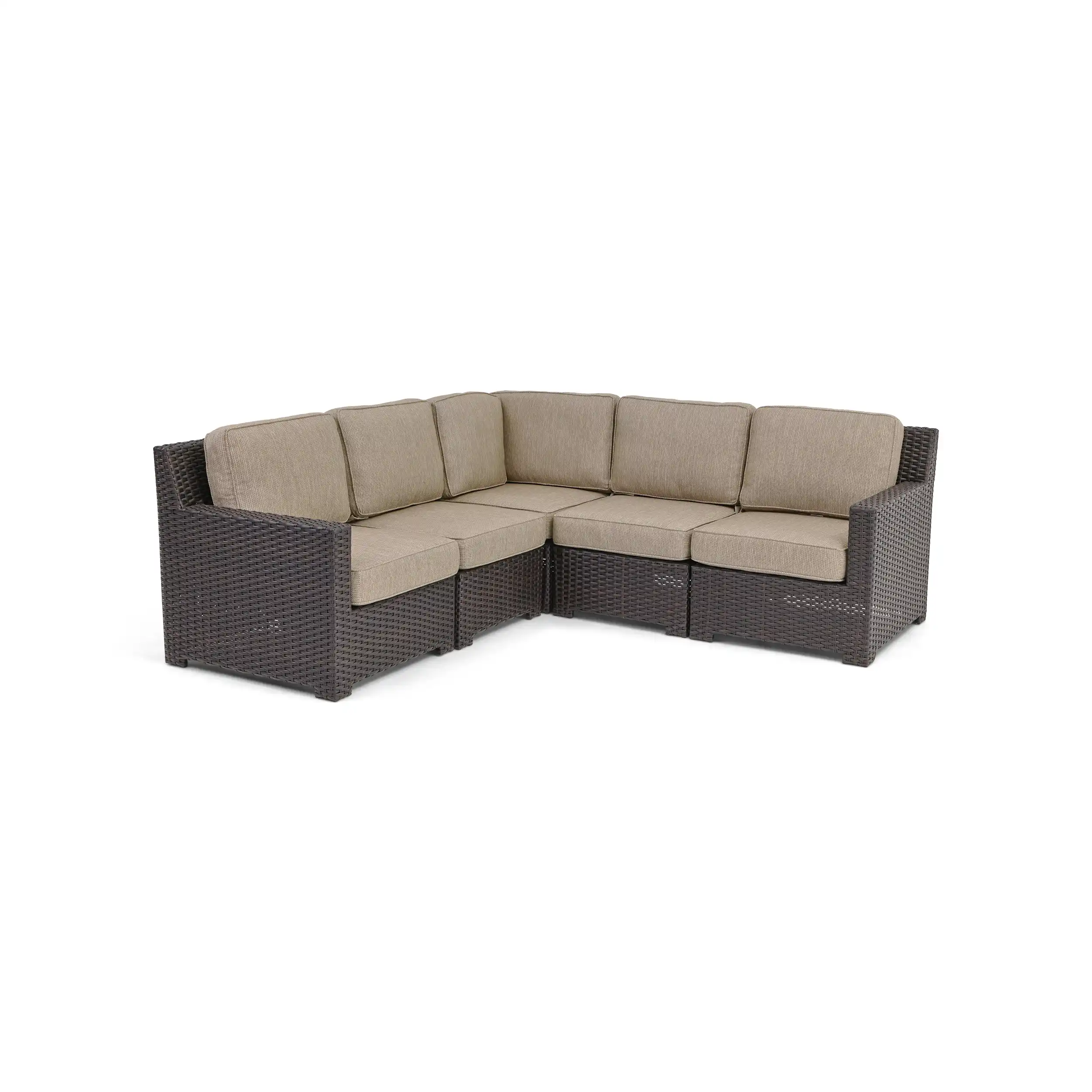 St. Kitts 5 Piece Sectional Group - Mirage Latte - Image 4