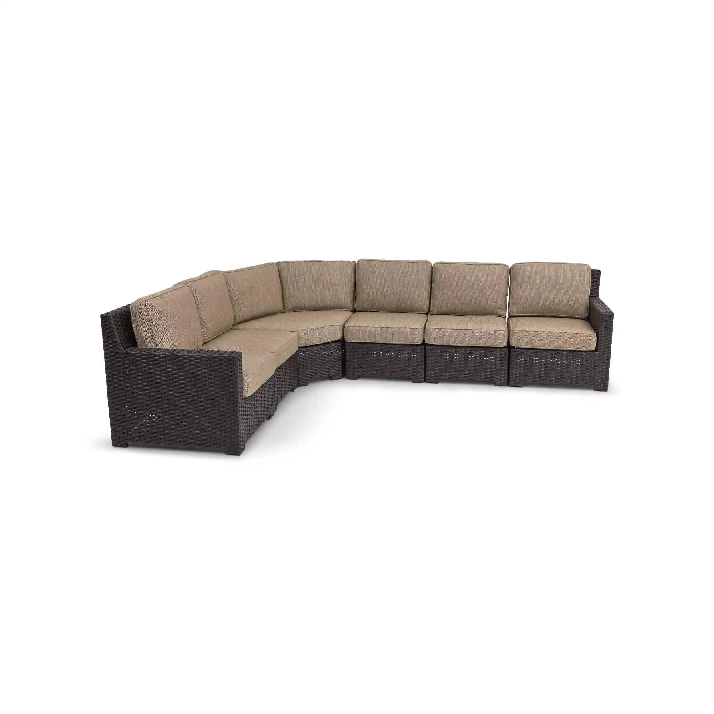 St. Kitts 6 Piece Sectional Group - Mirage Latte - Image 3