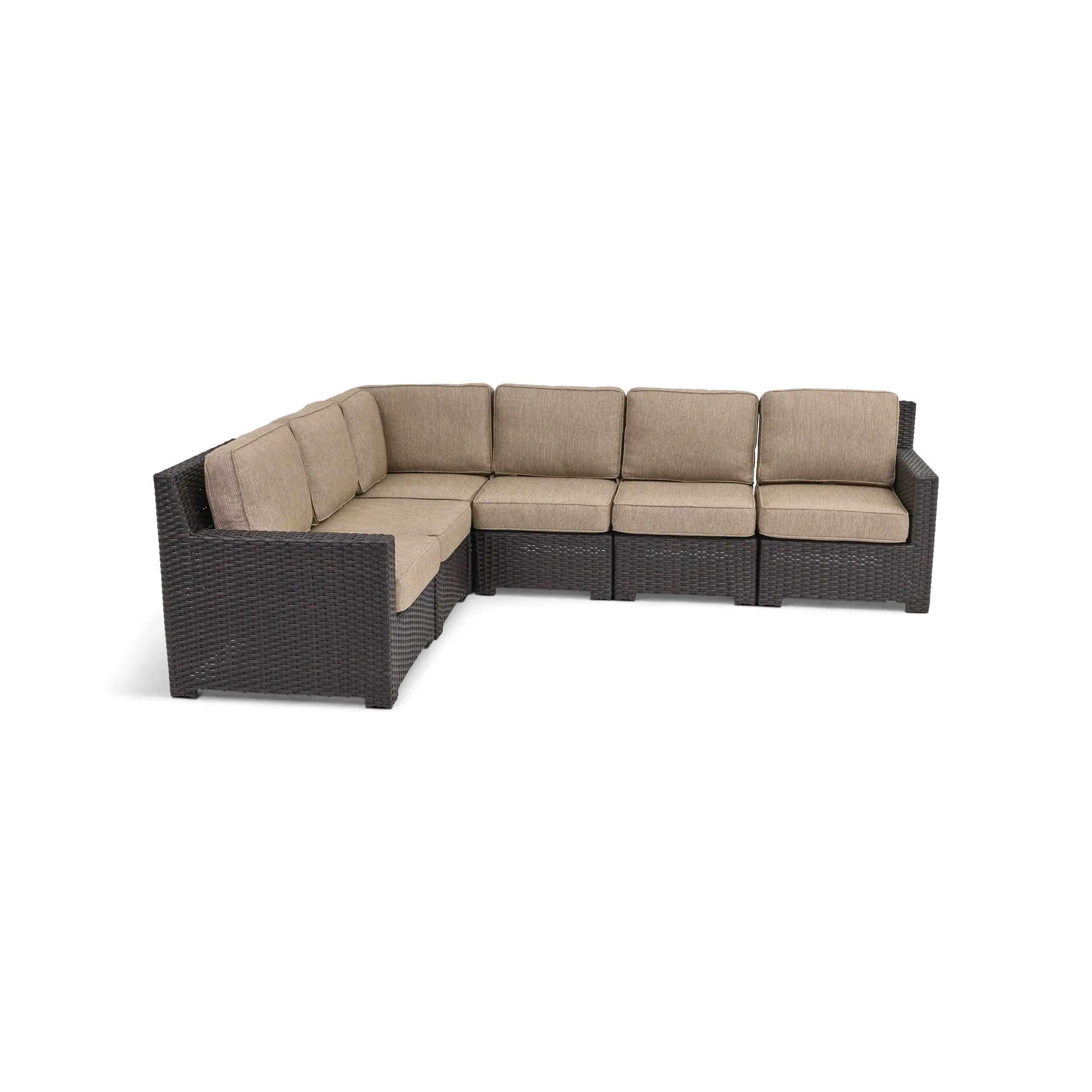 St. Kitts 6 Piece Sectional Group - Mirage Latte - Image 5