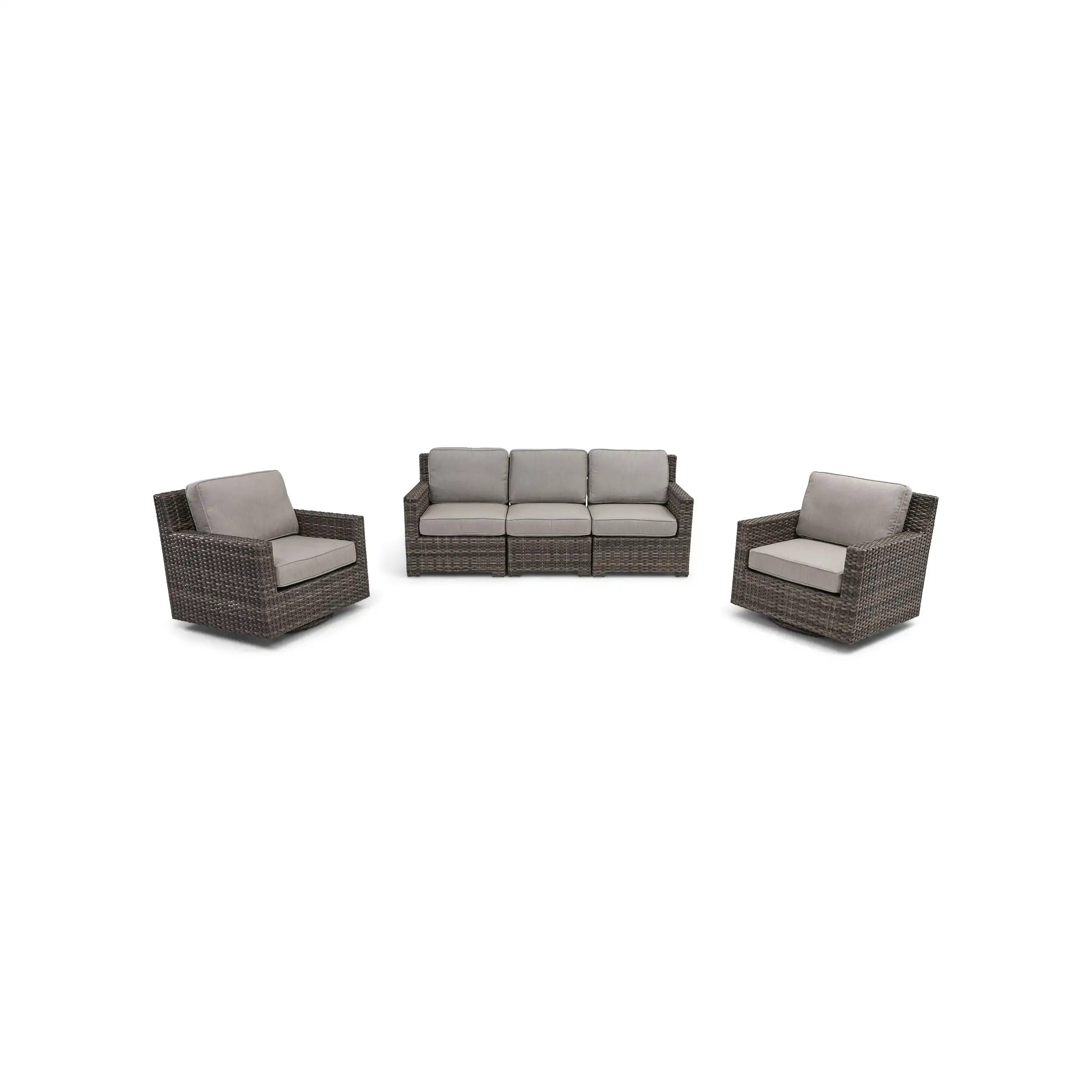 St. Kitts Grey 3 Piece Sofa Group - Makar Oyster - Image 3