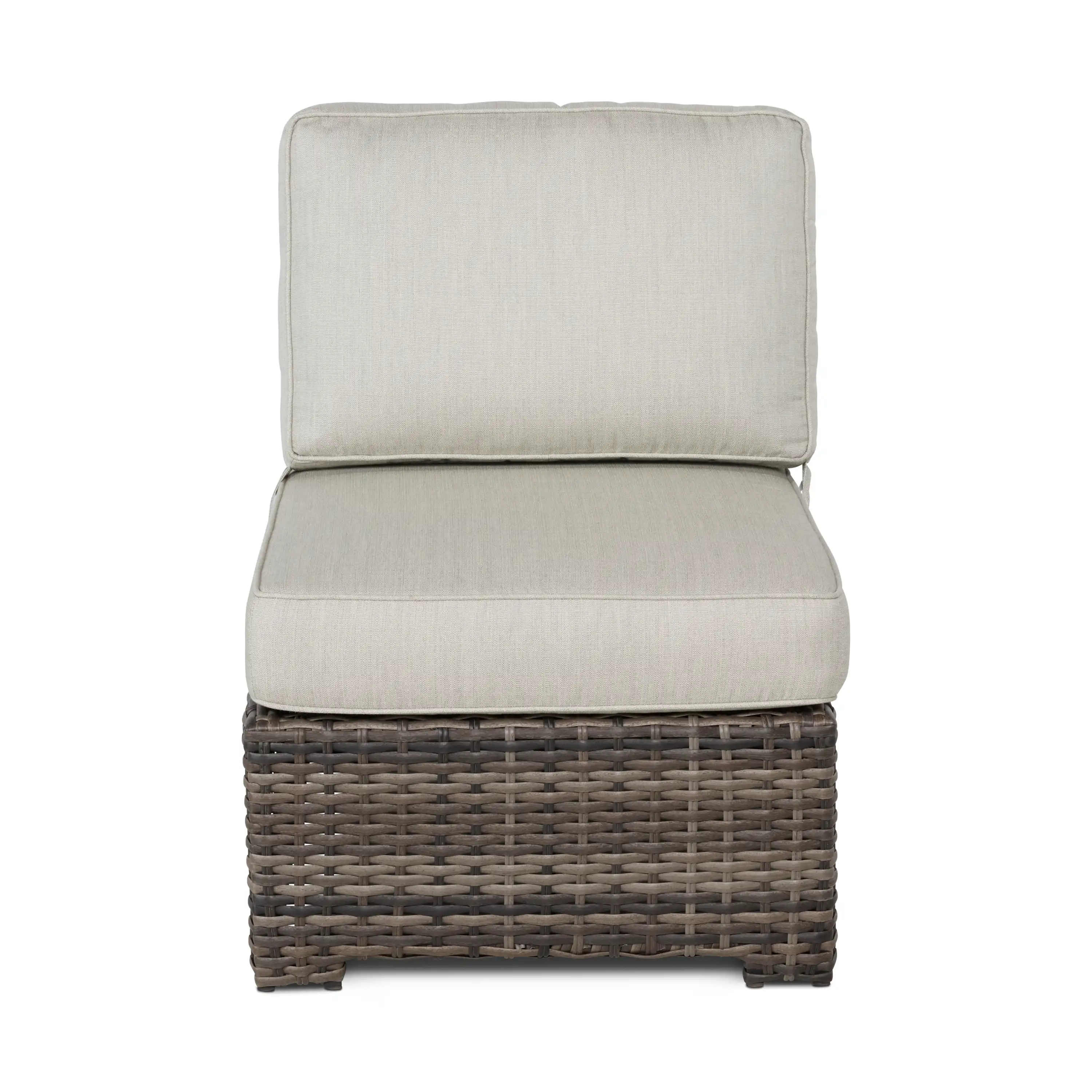 St. Kitts Grey 5 Piece Sectional Group - Swimmer Oyster - Image 7