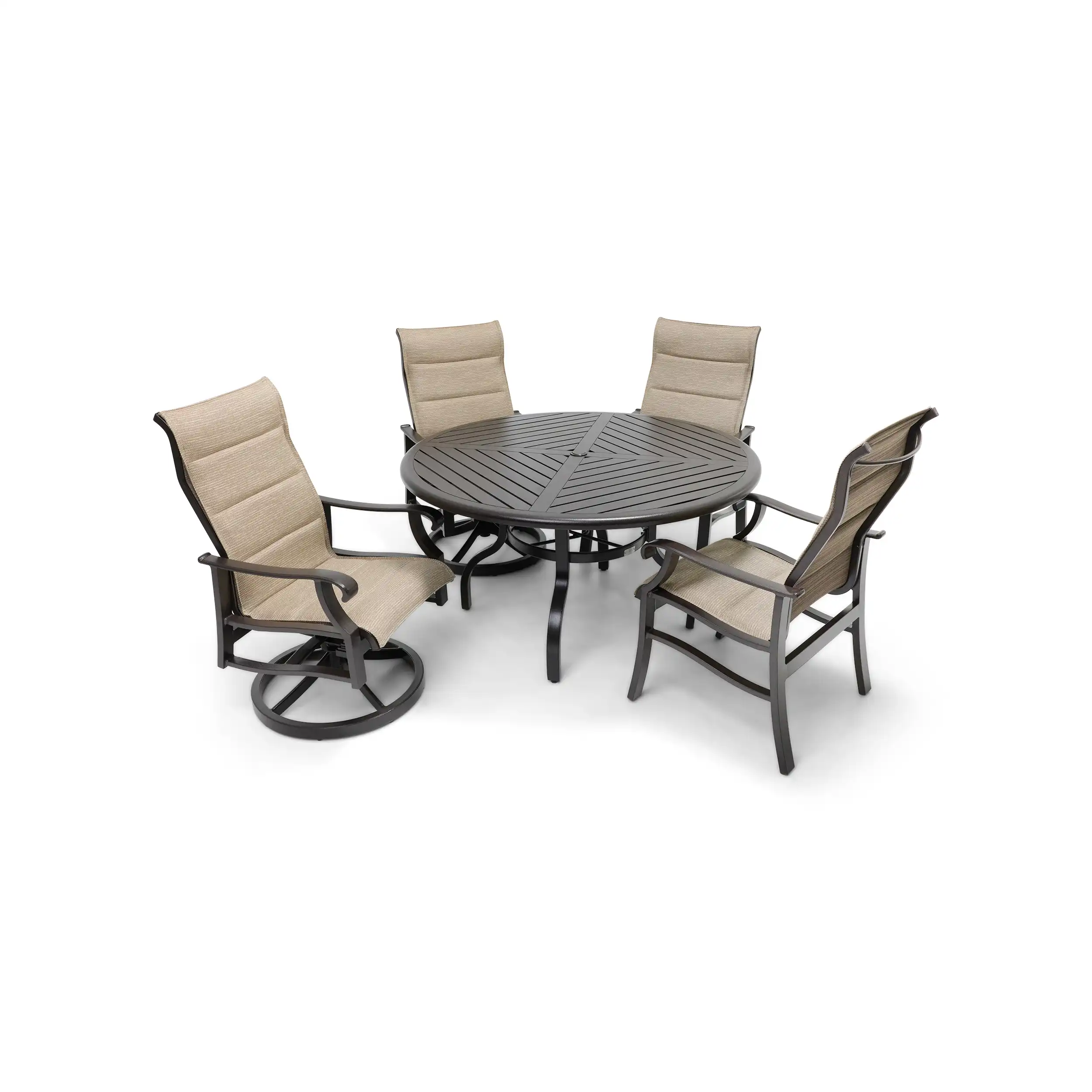 Stirling 5 Piece Padded Sling Dining Group - Image 3