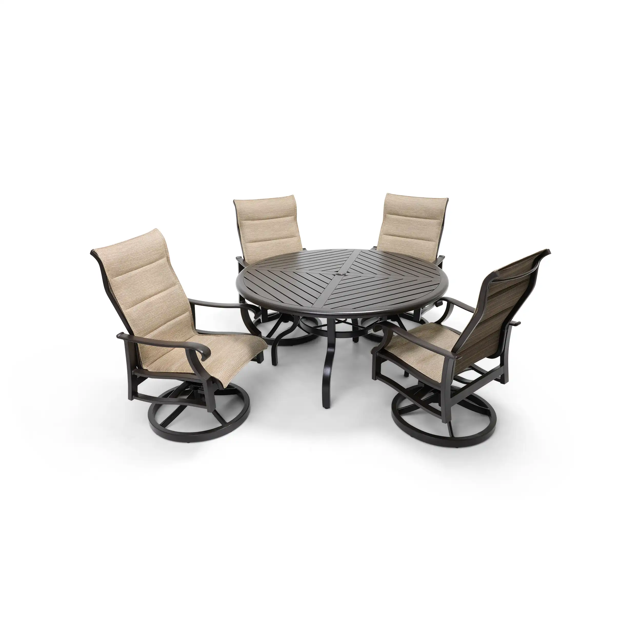 Stirling 5 Piece Padded Sling Dining Group - Image 4