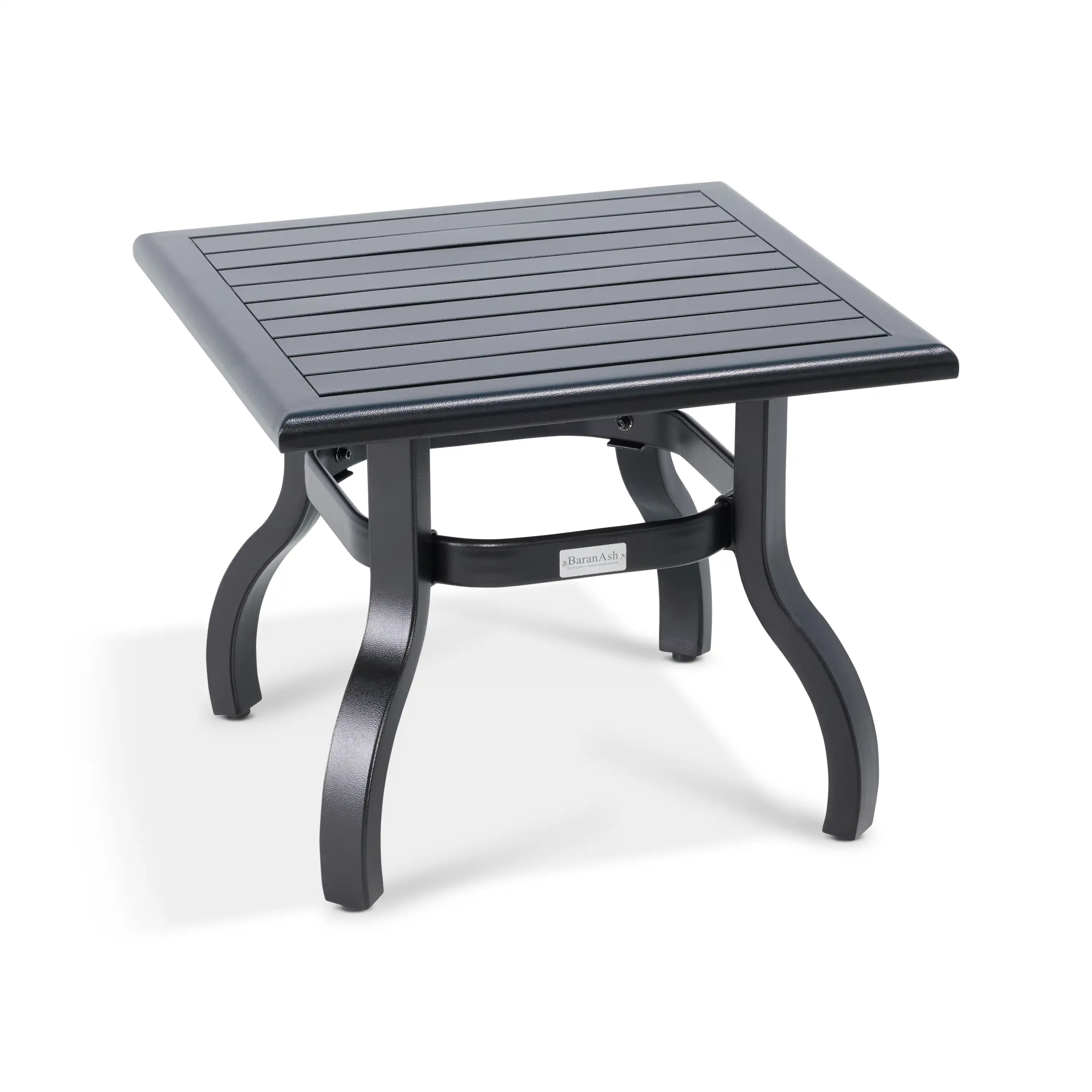 23" Square Black End Table - Image 2