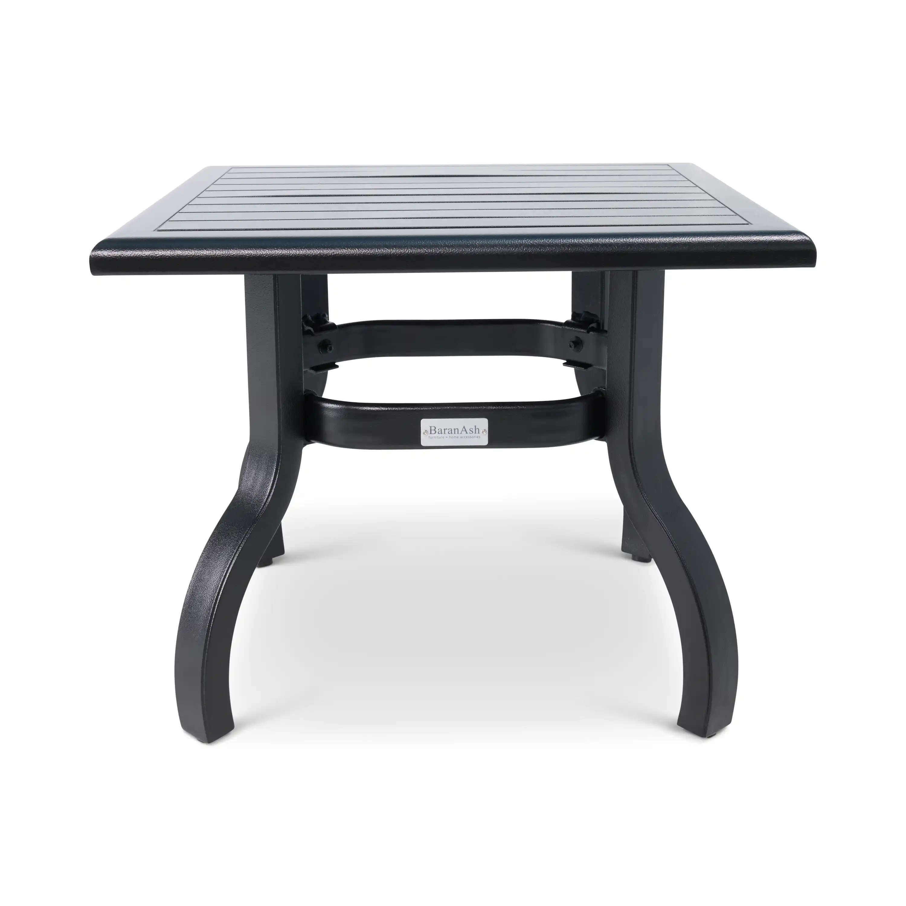 23" Square Black End Table - Image 3