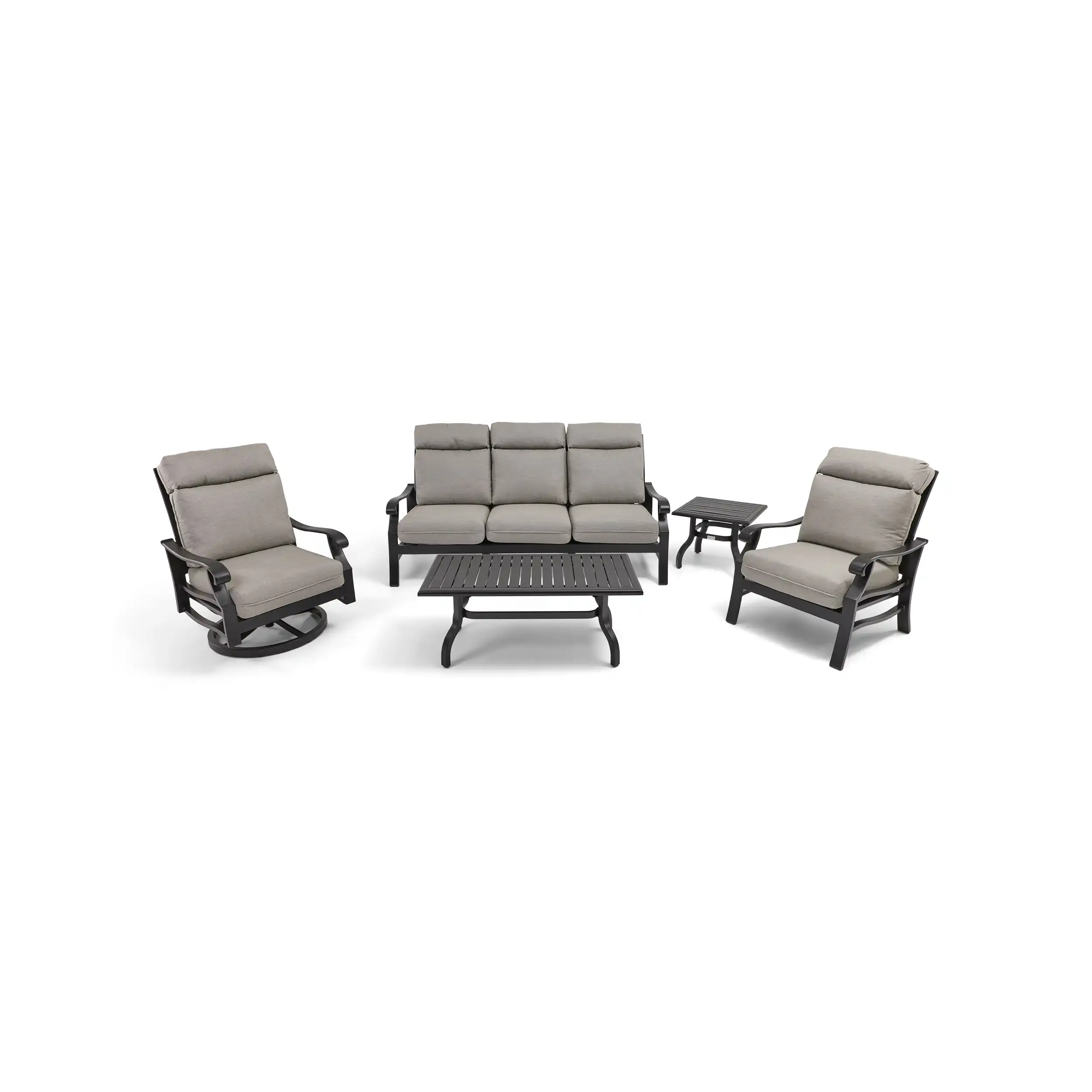 Stirling 5 Piece Sofa Chat Group - Makar Oyster - Image 2