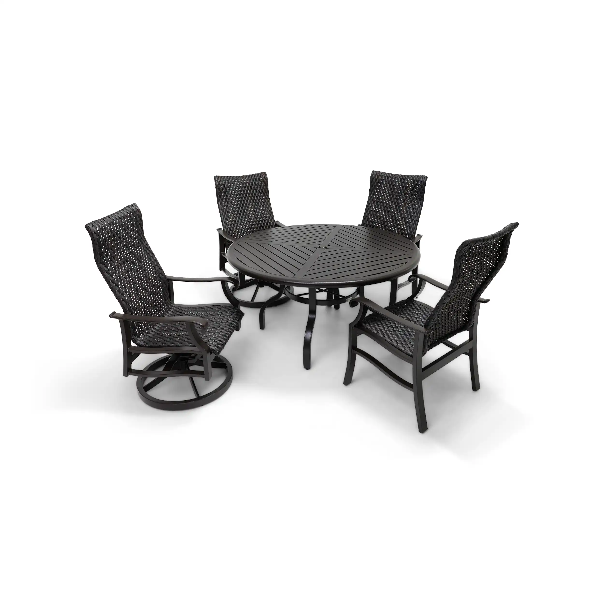 Stirling 5 Piece Woven Dining Group - Image 3