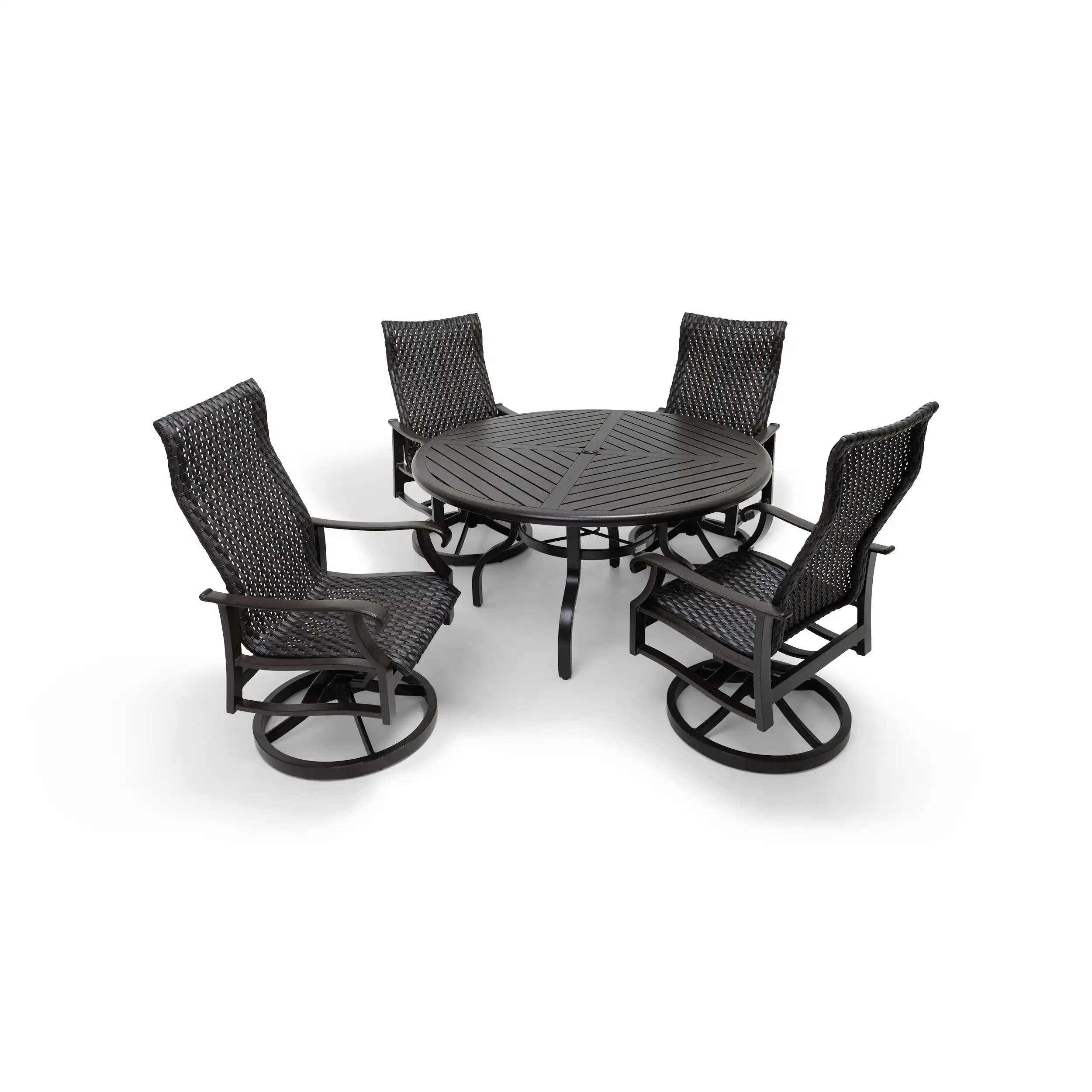 Stirling 5 Piece Woven Dining Group - Image 4