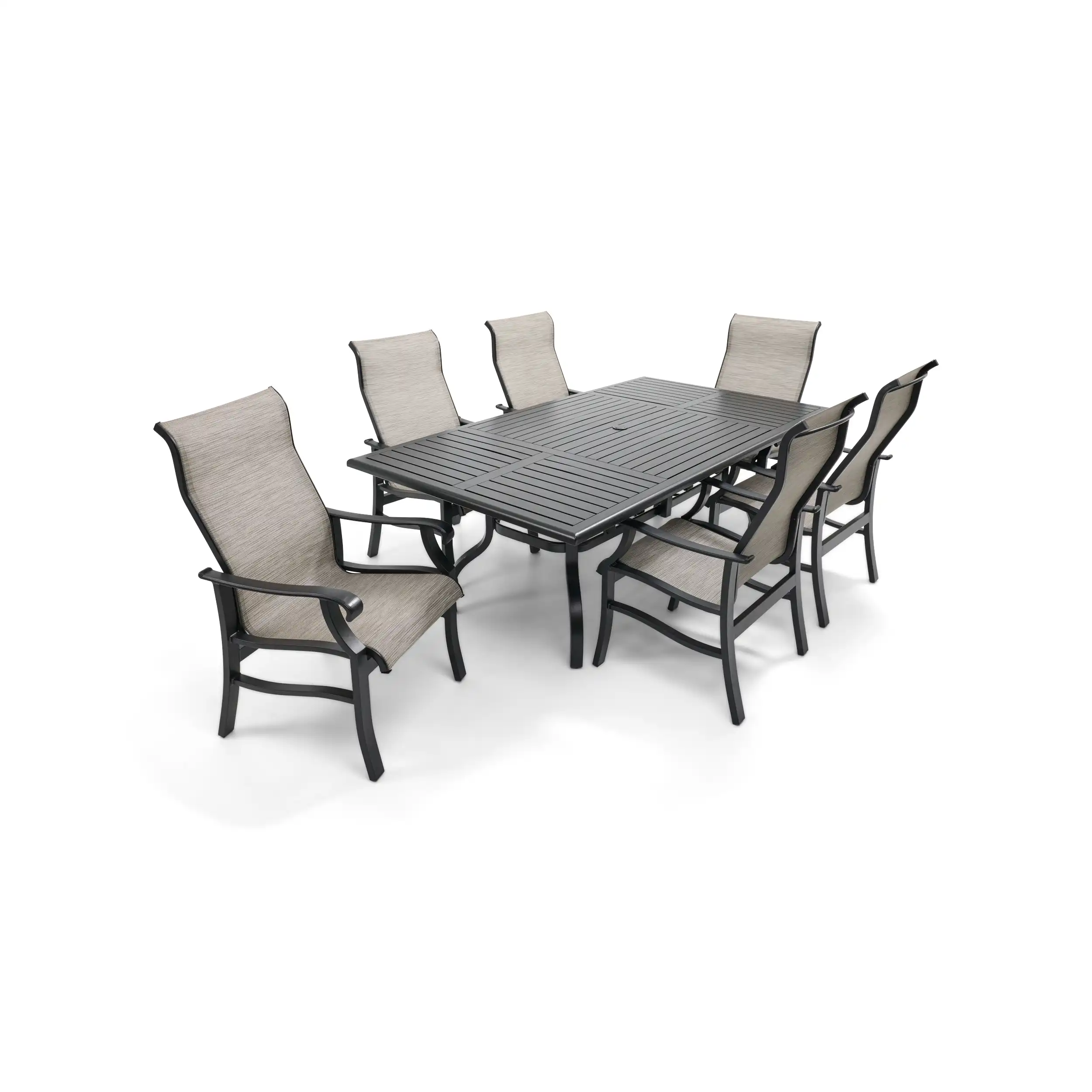 Stirling 7 Piece Sling Dining Group - Image 2