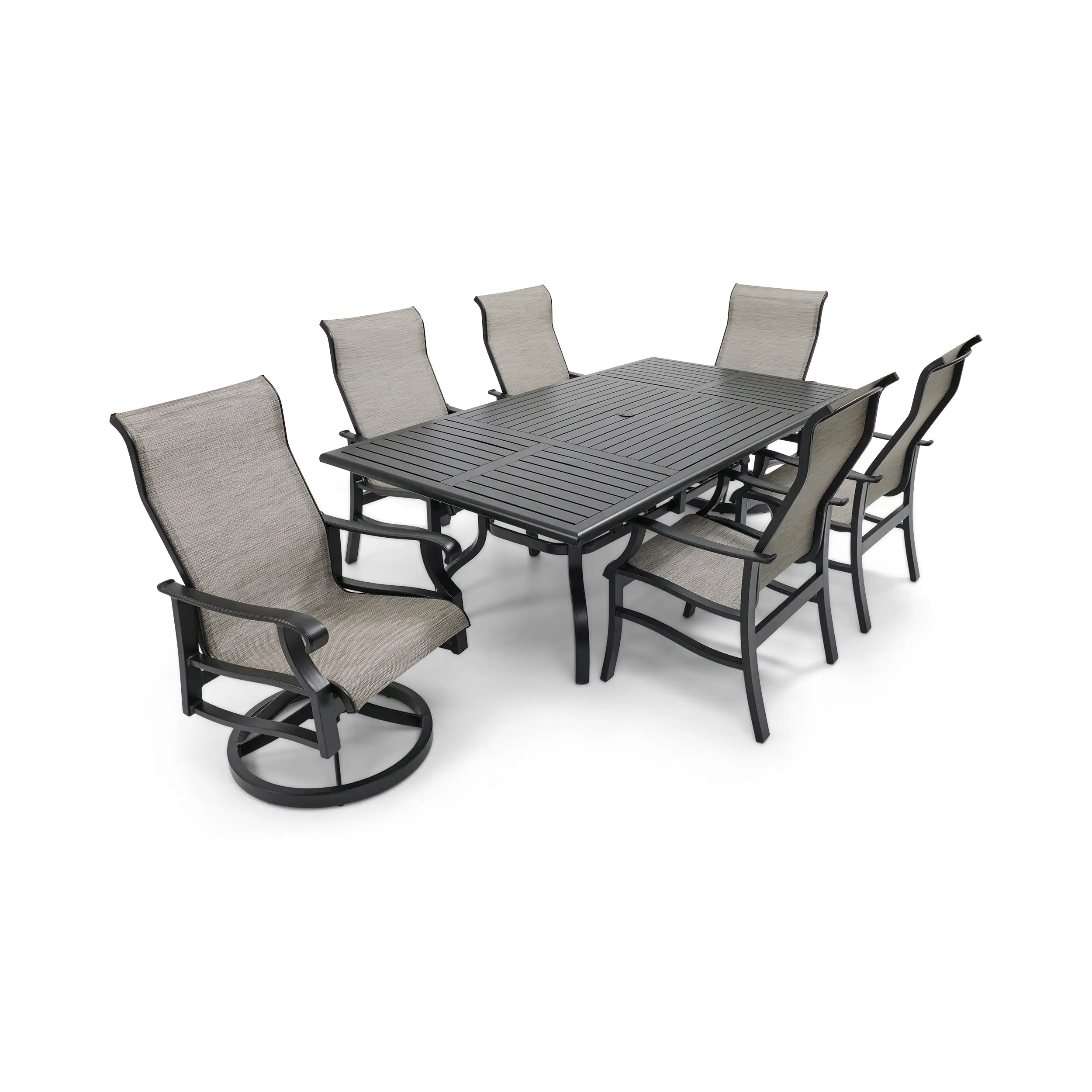 Stirling 7 Piece Sling Dining Group - Image 4