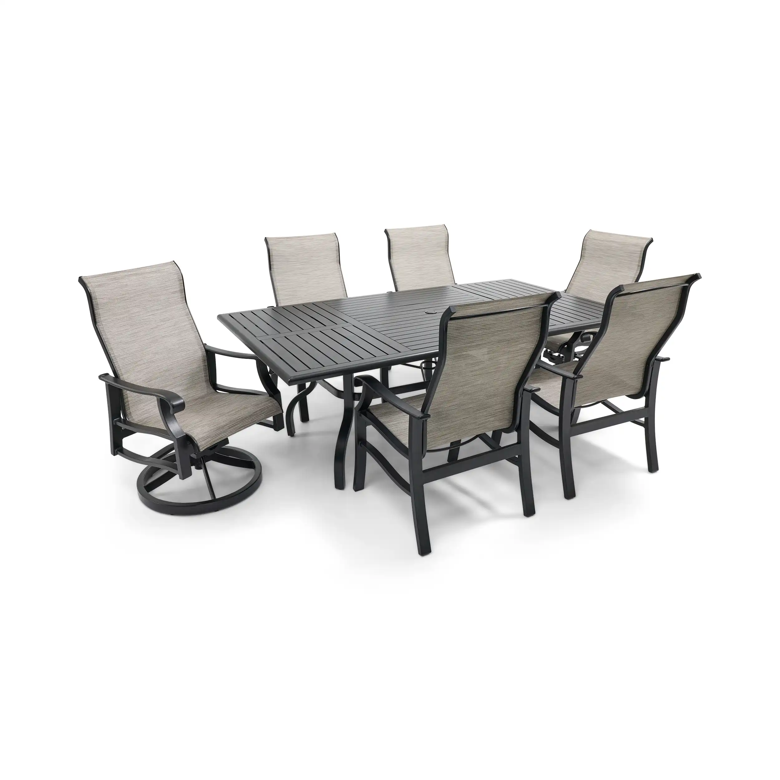Stirling 7 Piece Sling Dining Group - Image 5