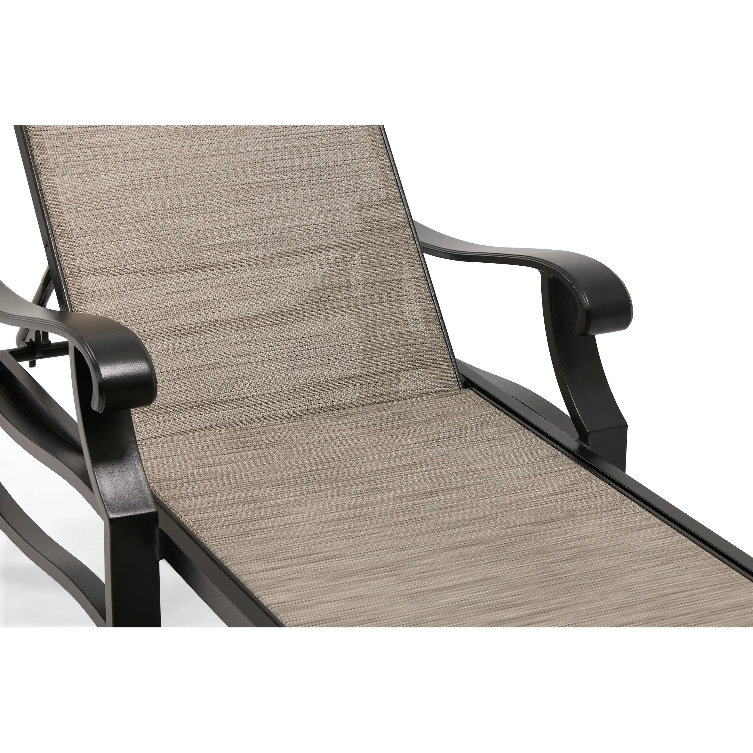 Stirling Deluxe Sling Chaise Lounge W/ Arms - Image 4