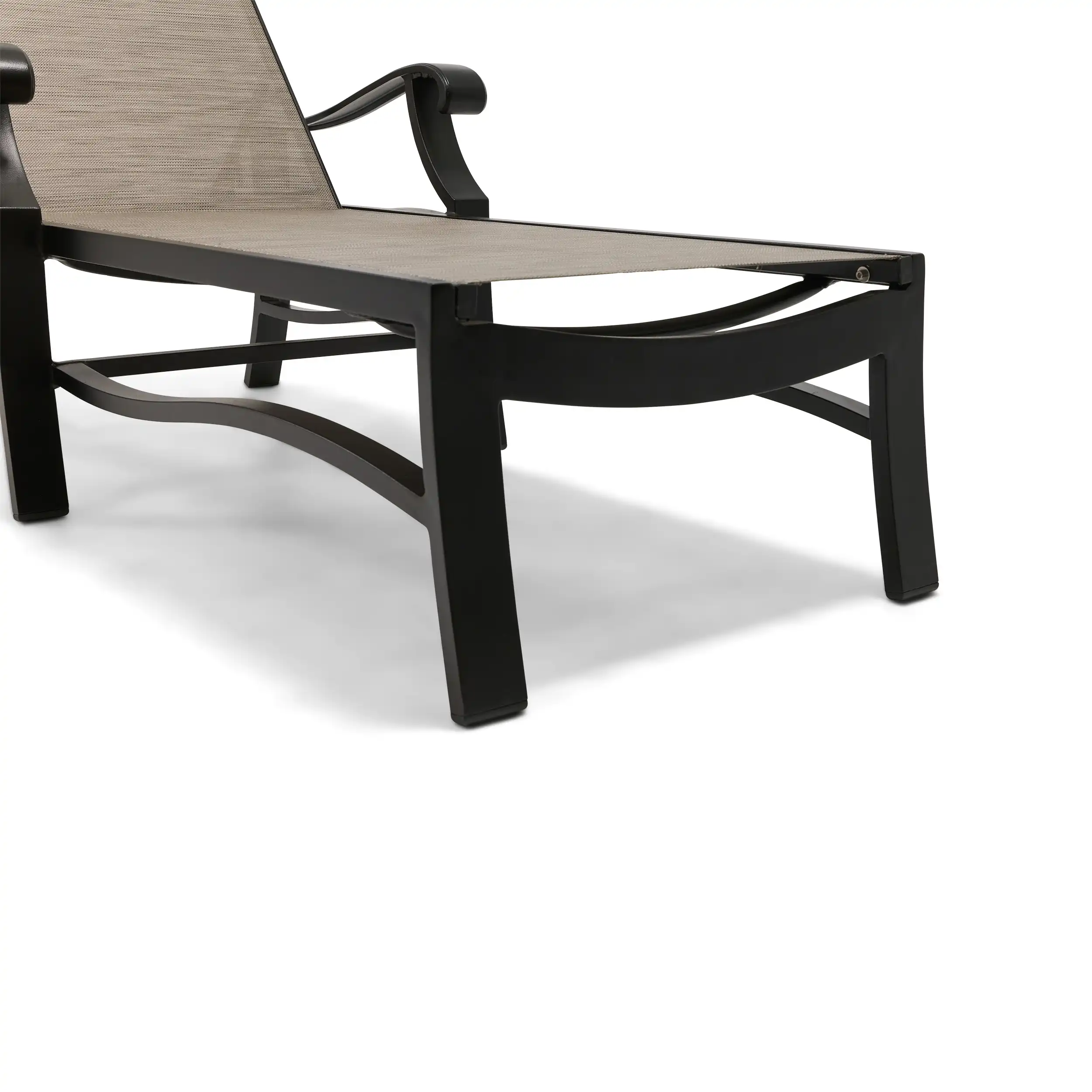 Stirling Deluxe Sling Chaise Lounge W/ Arms - Image 5