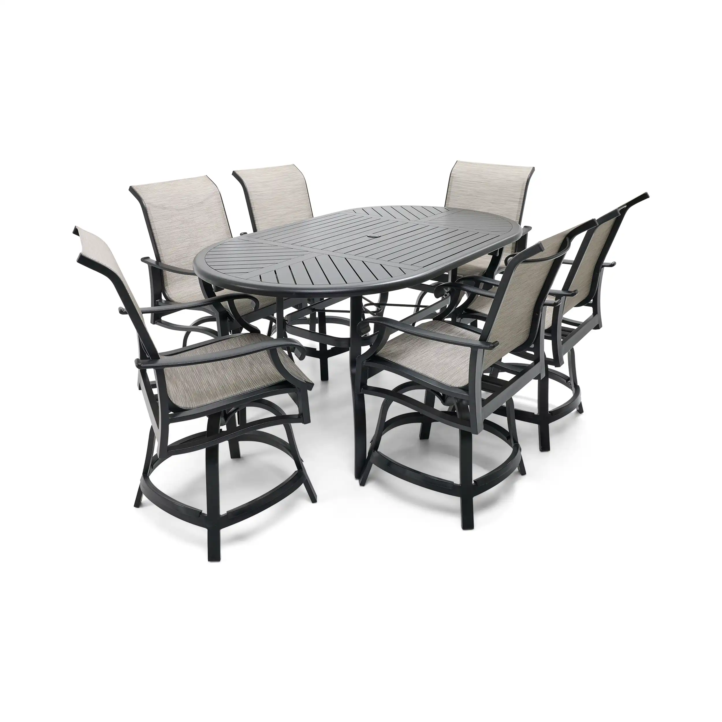 Stirling 7 Piece Sling Counter Height Group - Image 3