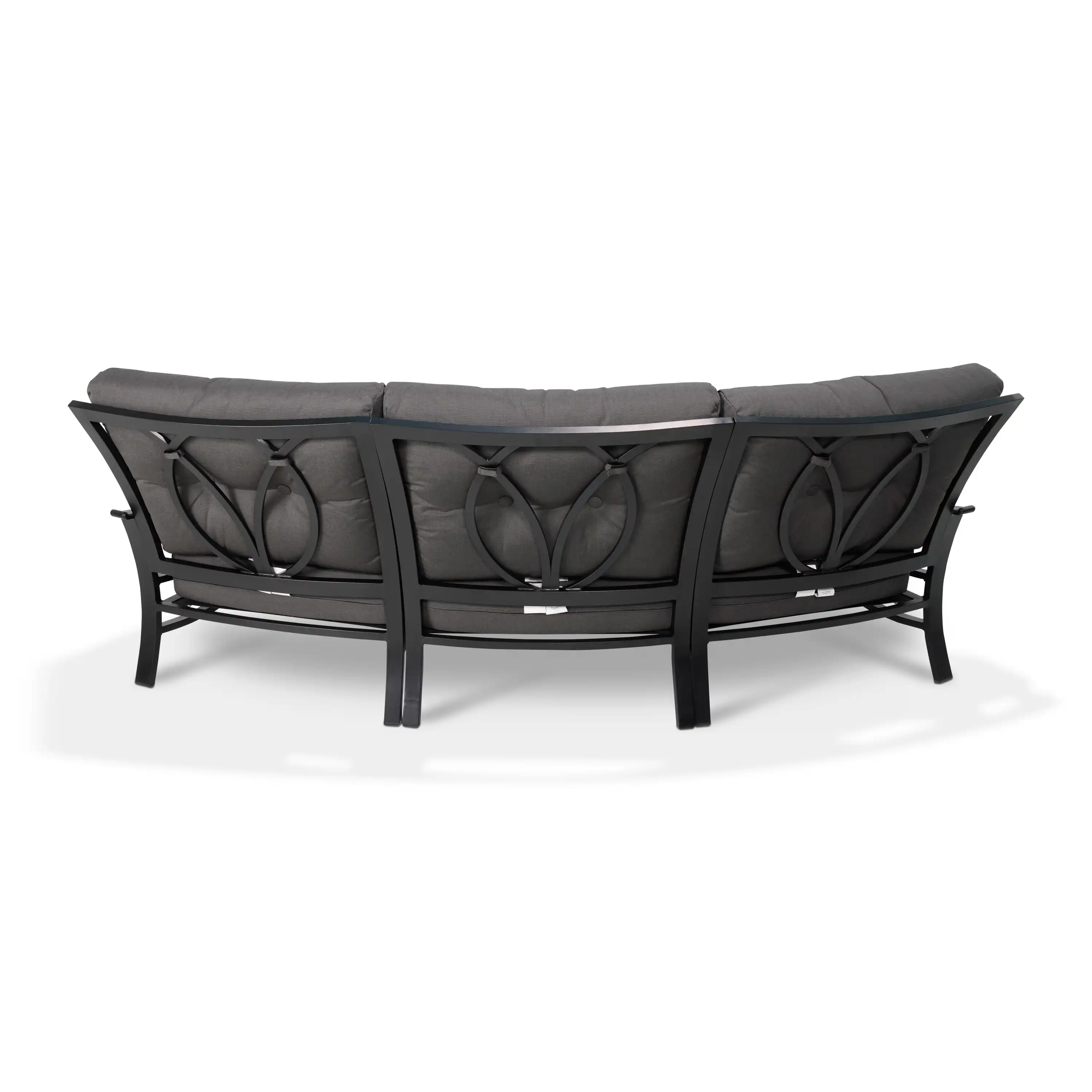 Stirling 5 Piece Curved Sofa Group - Canvas Coal - Image 14
