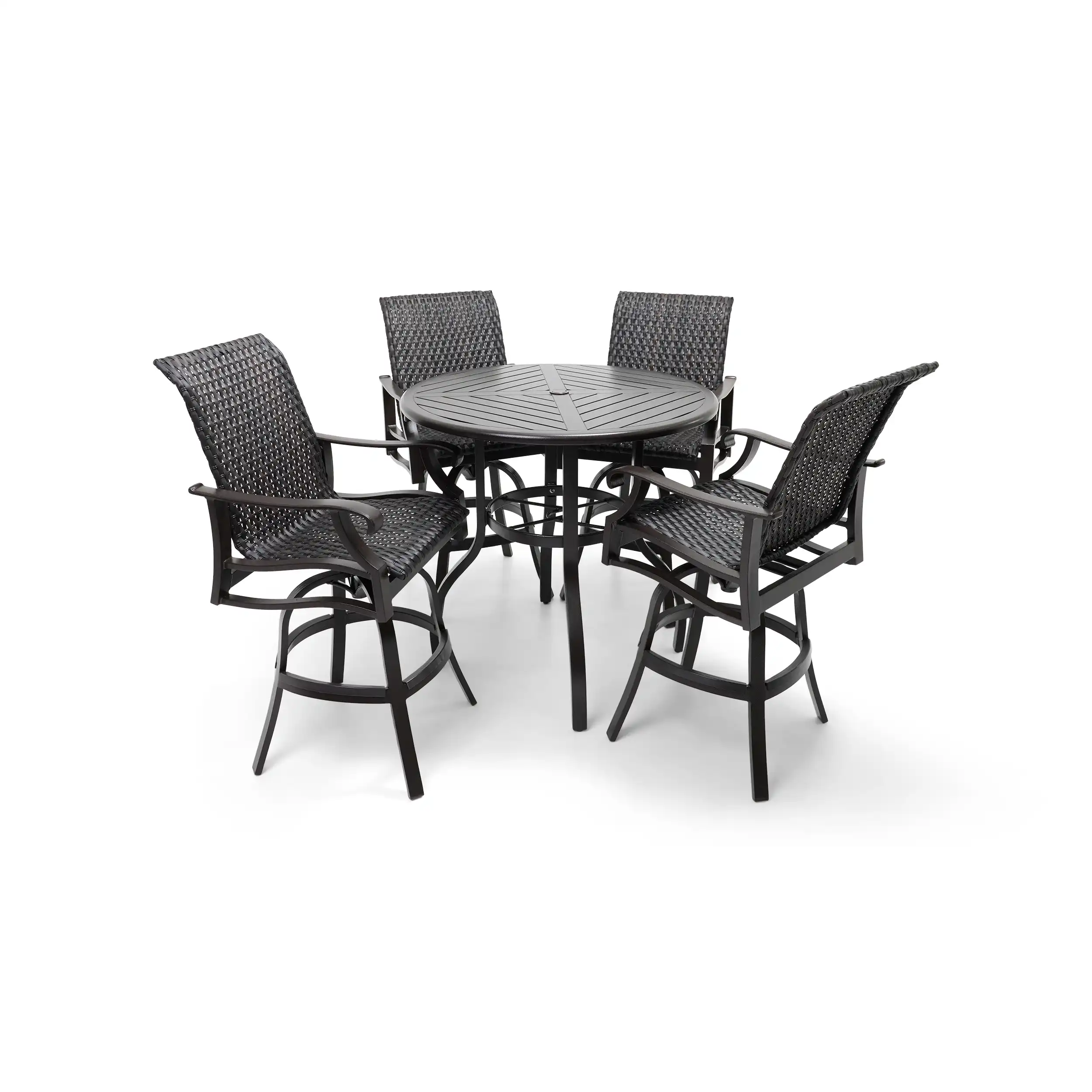 Stirling 5 Piece Woven Bar Height Group - Image 5
