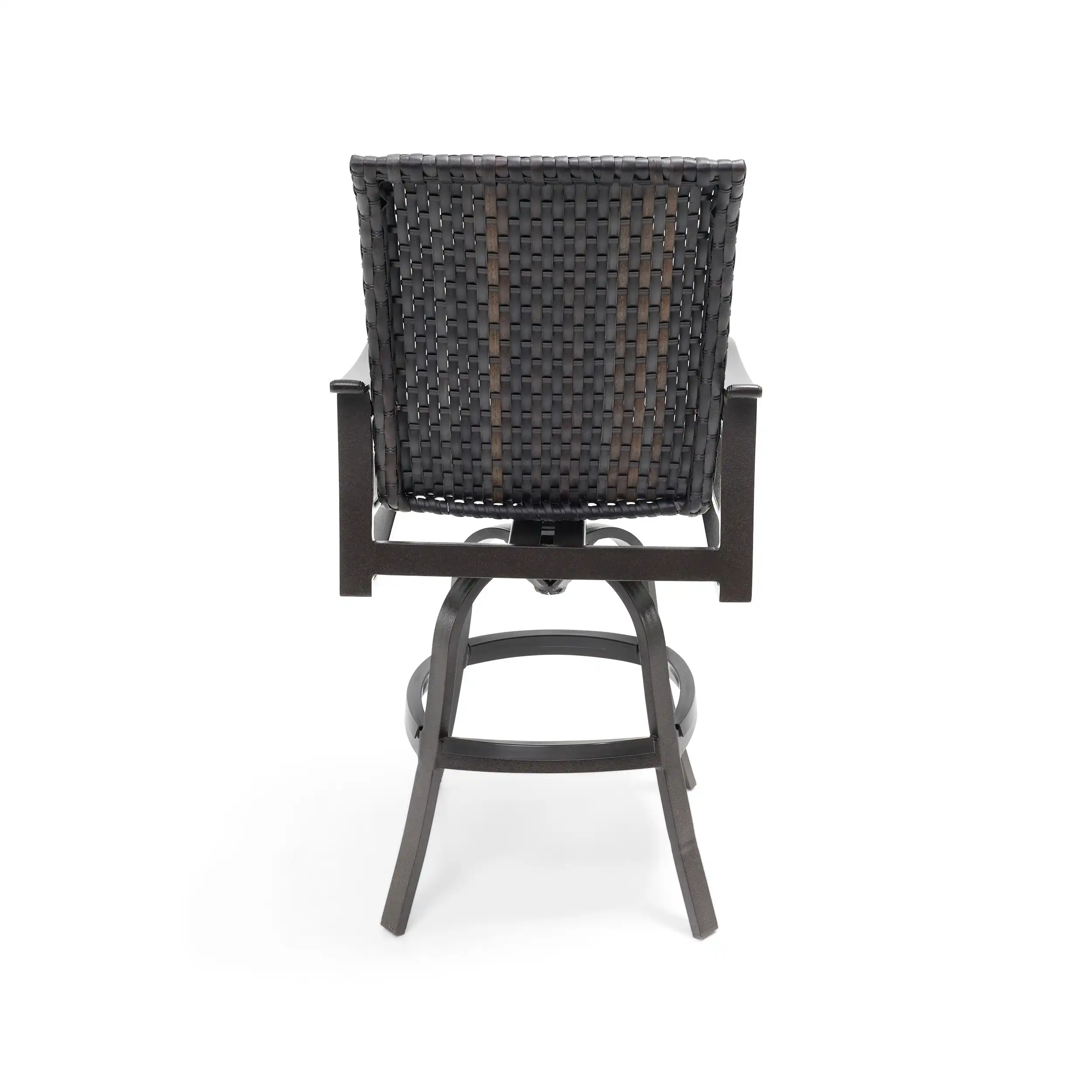Stirling Woven Swivel Barstool - Image 4