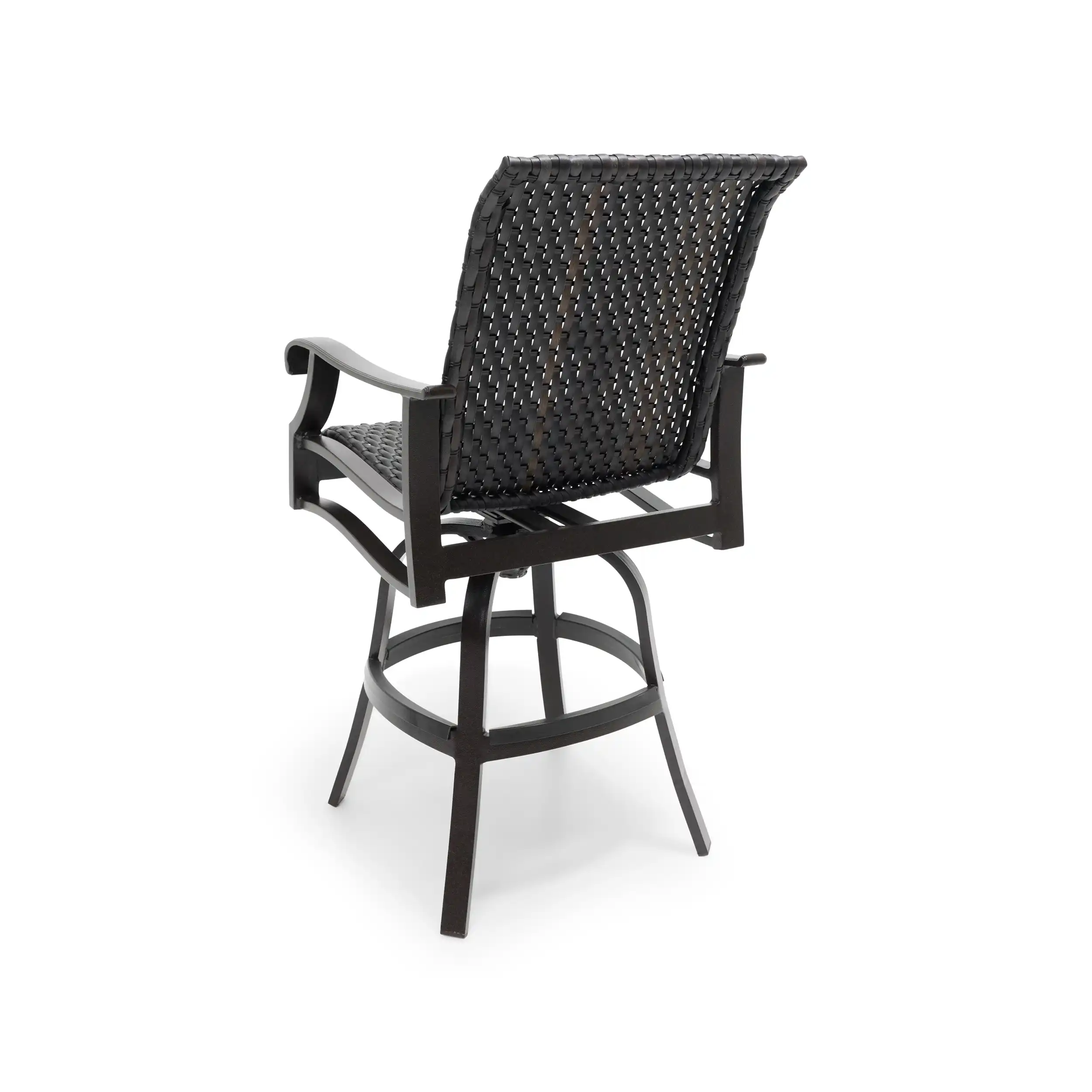 Stirling Woven Swivel Barstool - Image 5