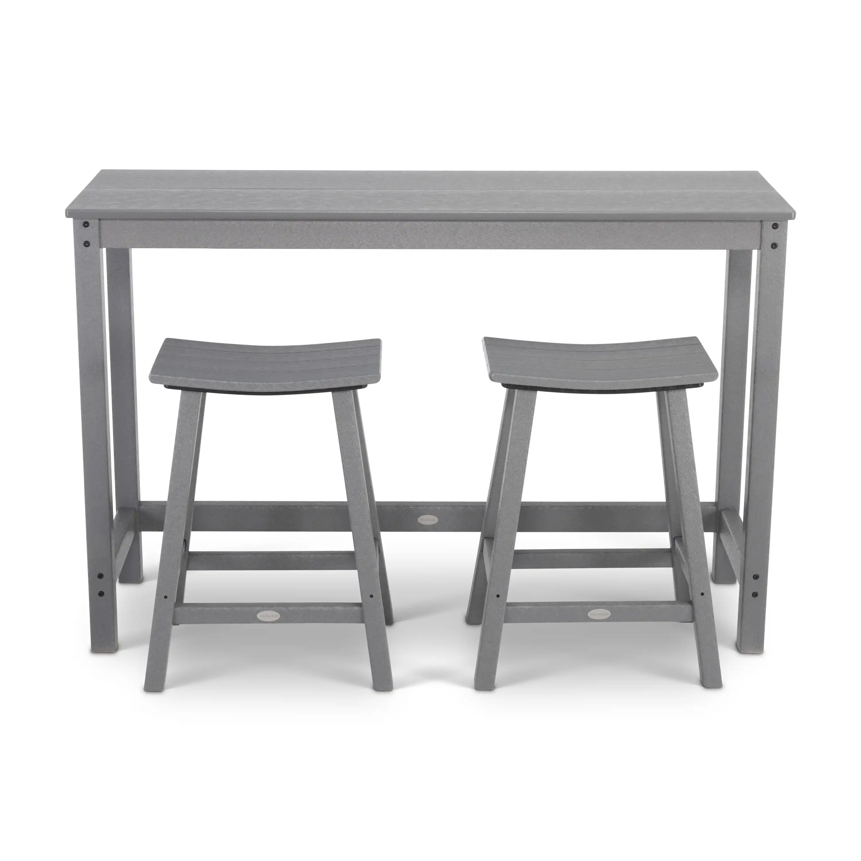 Studio 3 Piece Counter Height Console Set - Slate Grey - Image 3