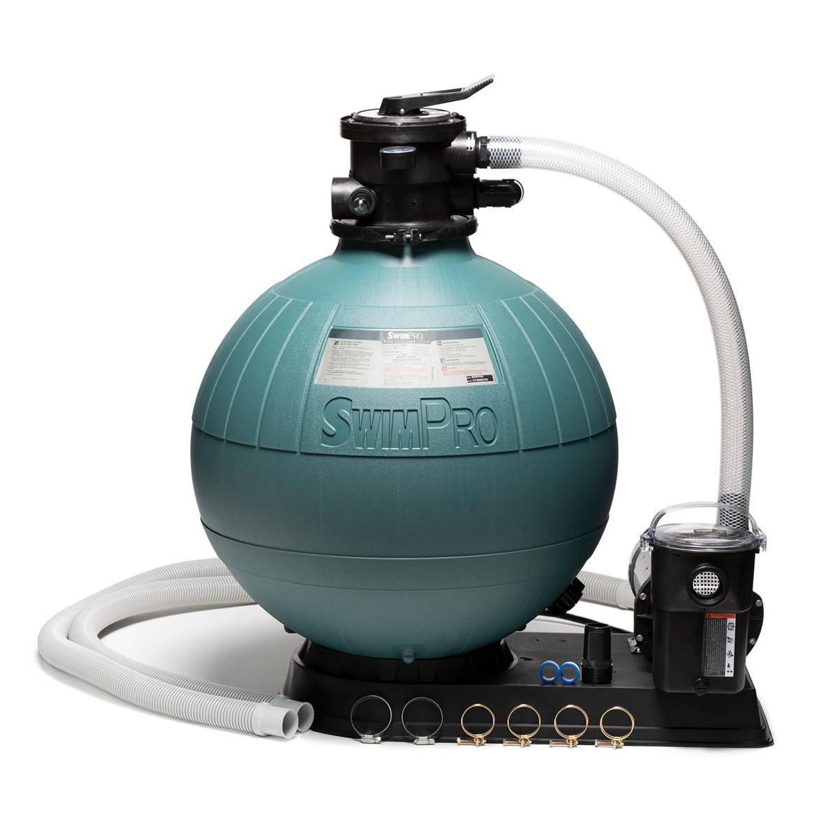 Swimpro 256T W/ 1.5 HP Twist Lock Pump, Base, Fittings, & Hoses
