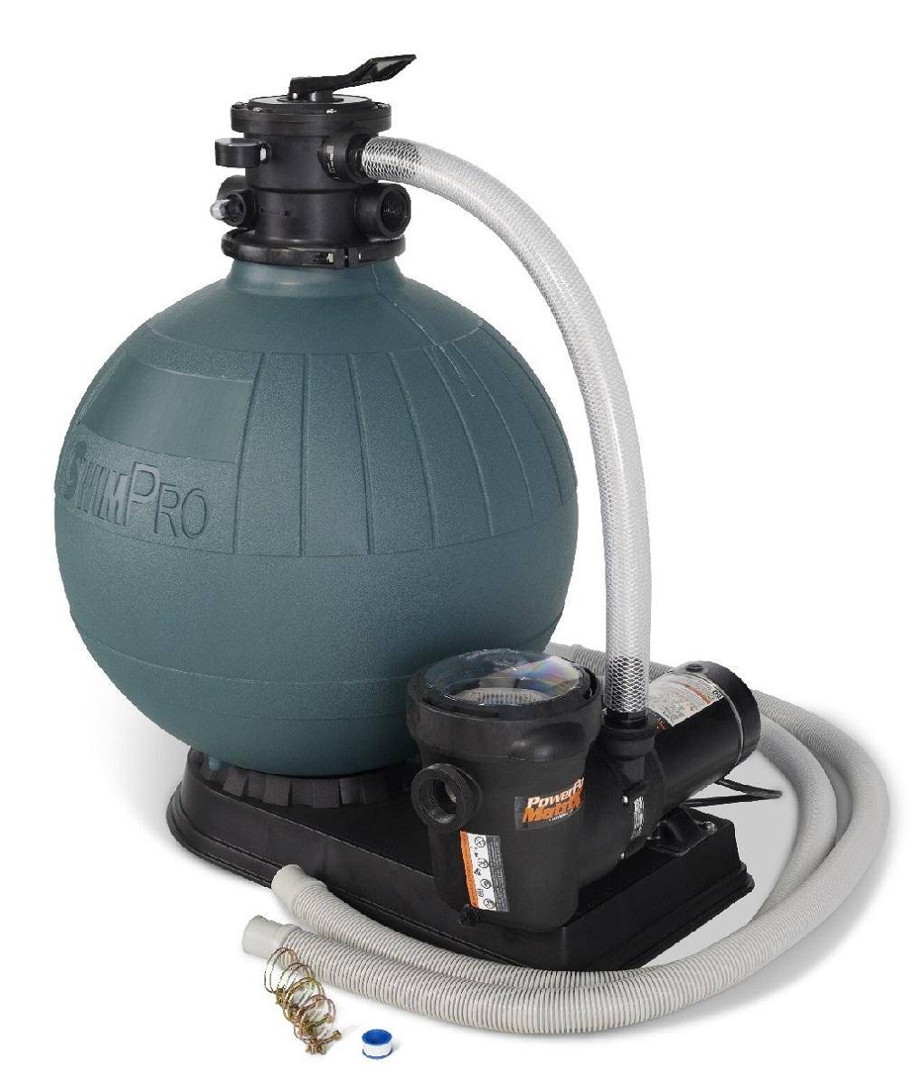 Swimpro 256T W/ 2.0 HP 2SPD Twist Lock Pump, Base, Fittings, & Hoses - Image 5