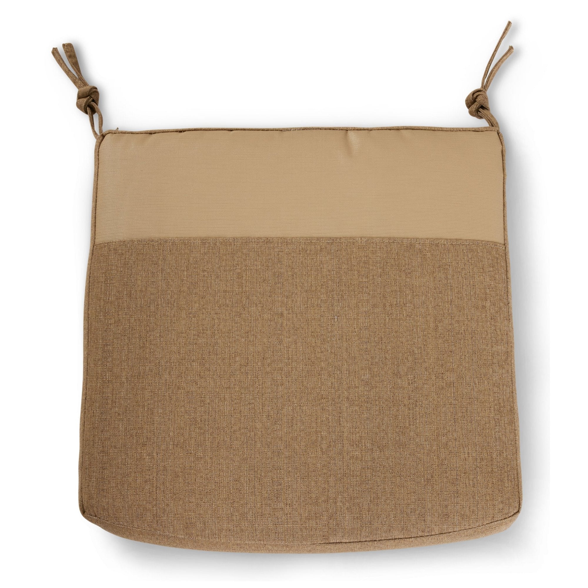 Turin Sesame Linen Rain 3" Seat Pad - Image 3