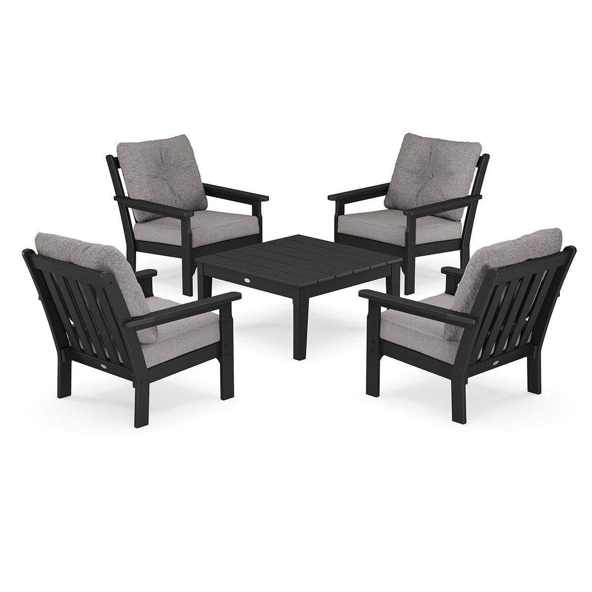 Vineyard 5 Piece Conversation Set - Image 3
