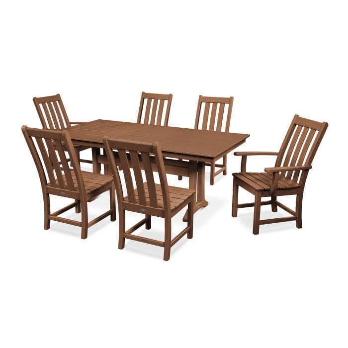 Vineyard 7 Piece Farmhouse Dining Set - Image 5