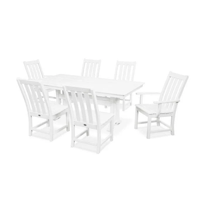 Vineyard 7 Piece Farmhouse Dining Set - Image 8