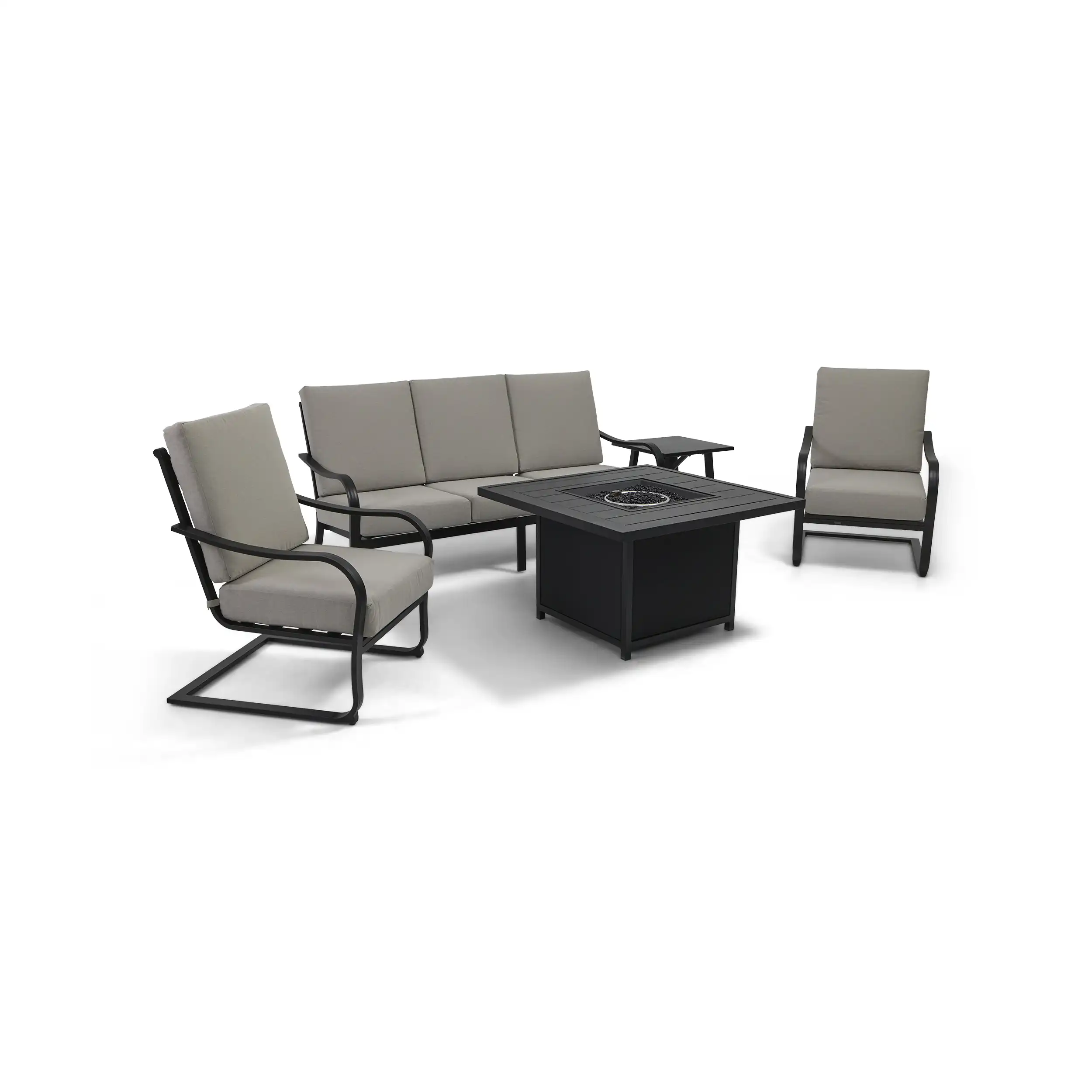 Wade 5 Piece Sofa Firepit Chat Group - Image 3