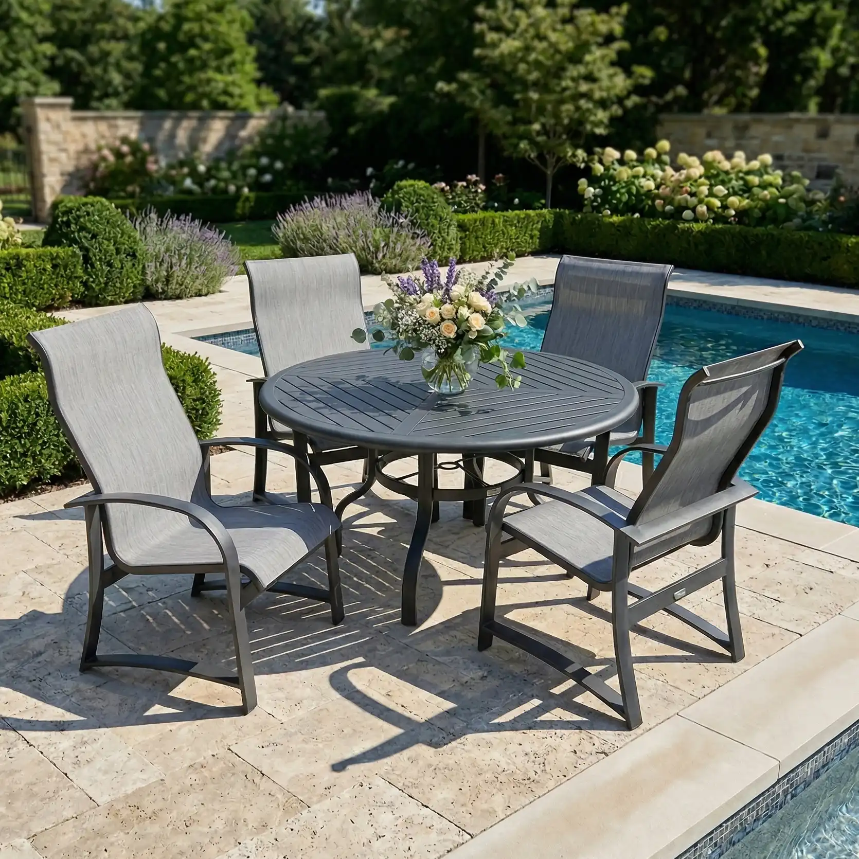 Wakefield 5 Piece Sling Dining Group