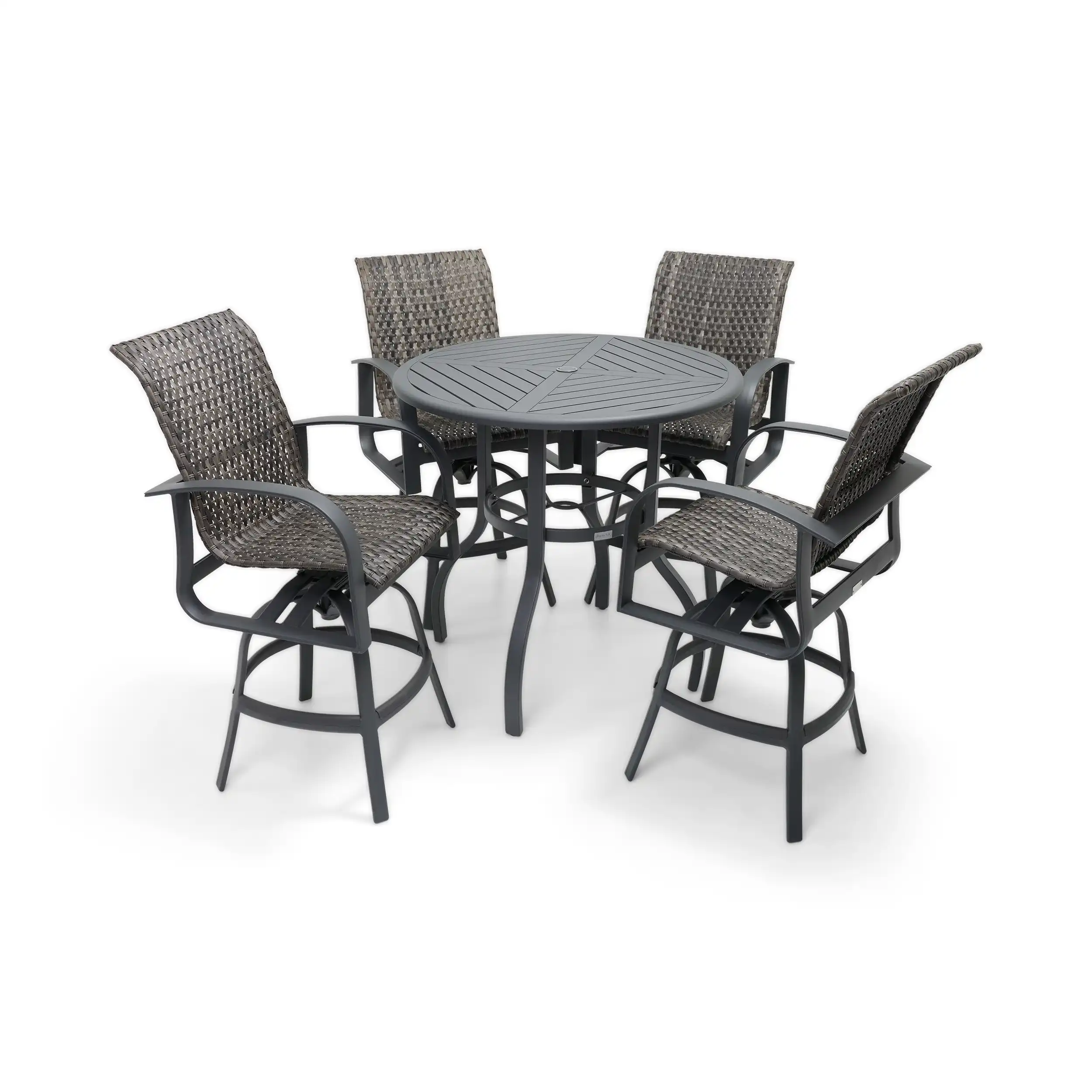 Wakefield 5 Piece Woven Bar Height Group - Image 3