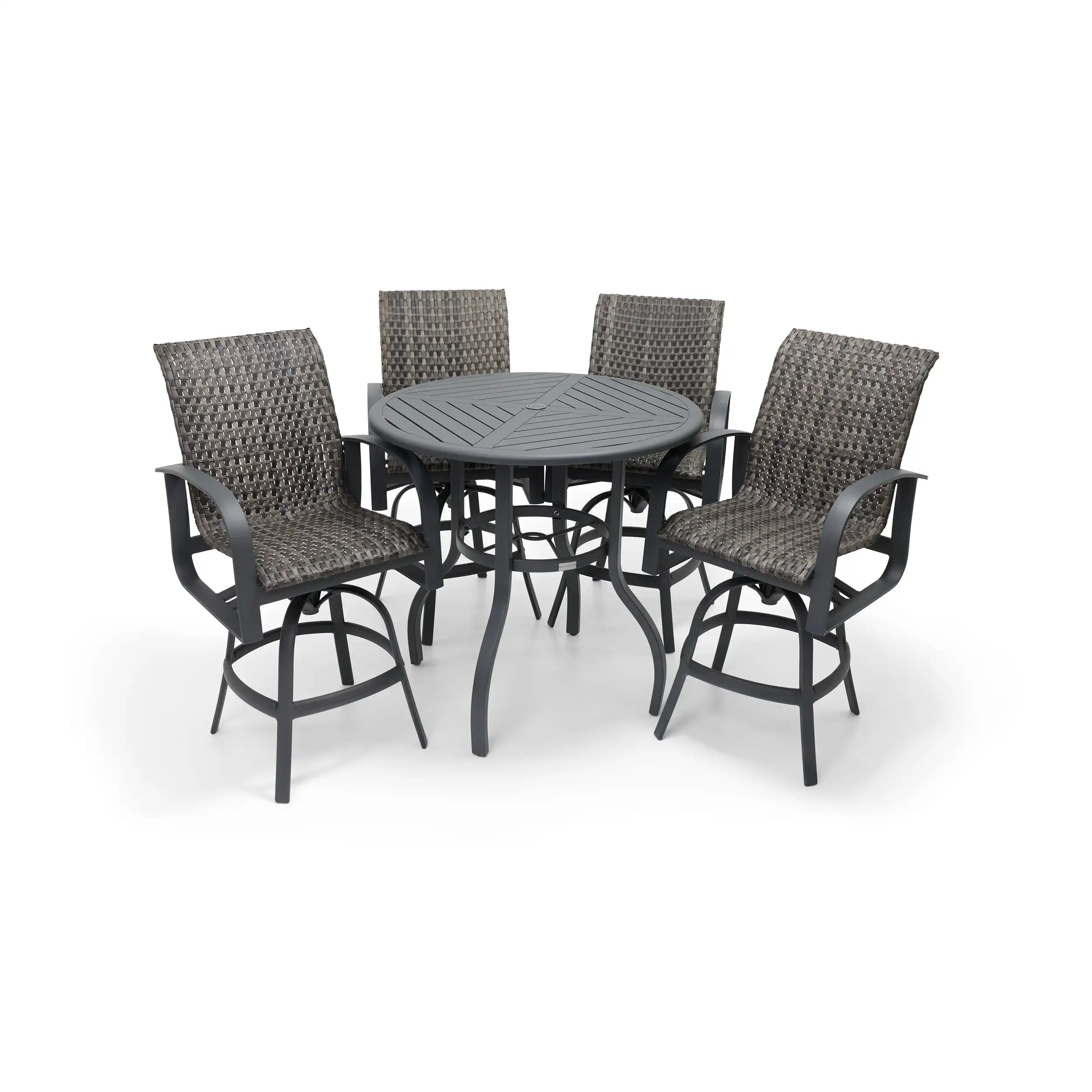 Wakefield 5 Piece Woven Bar Height Group - Image 4