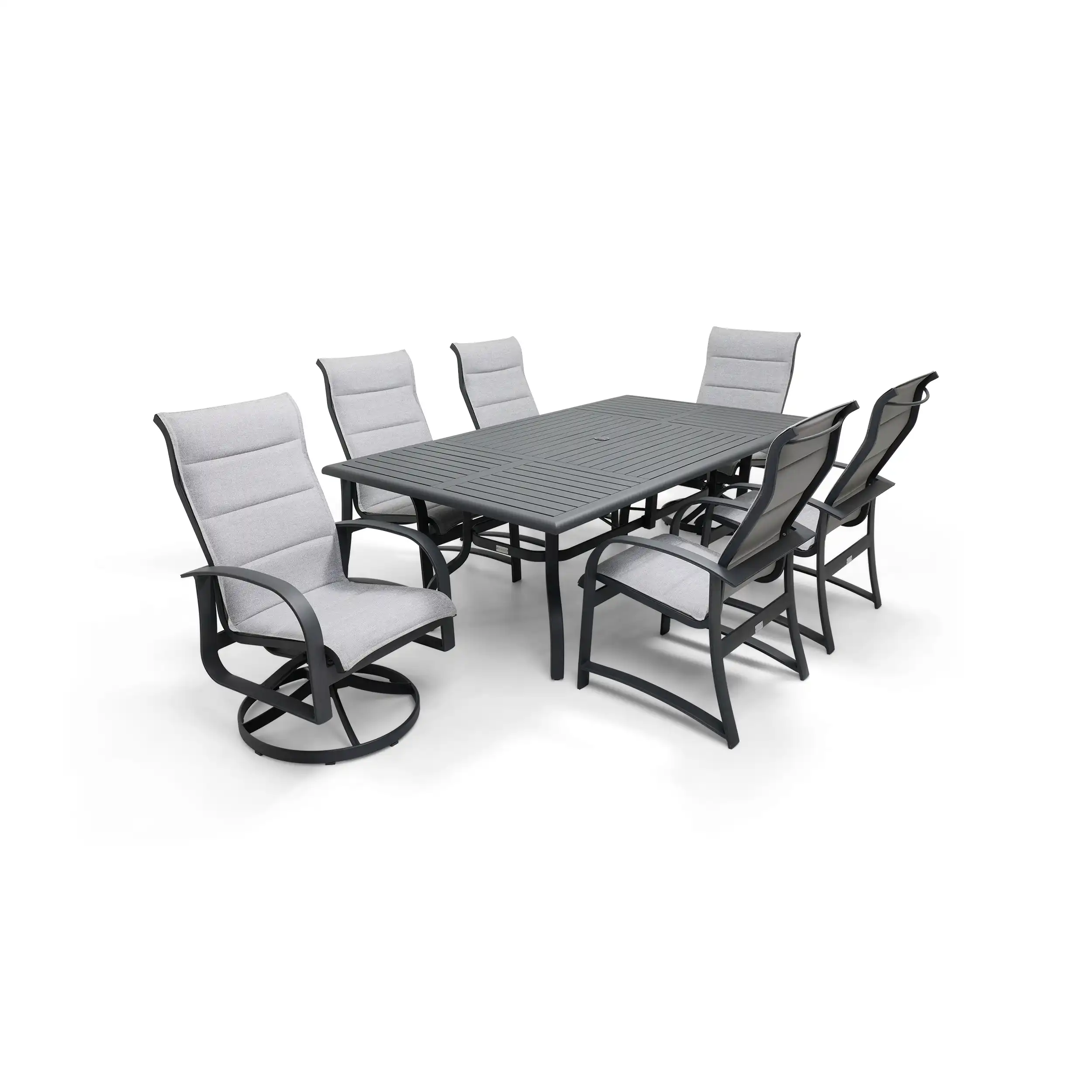 Wakefield 7 Piece Padded Sling Dining Group - Image 4