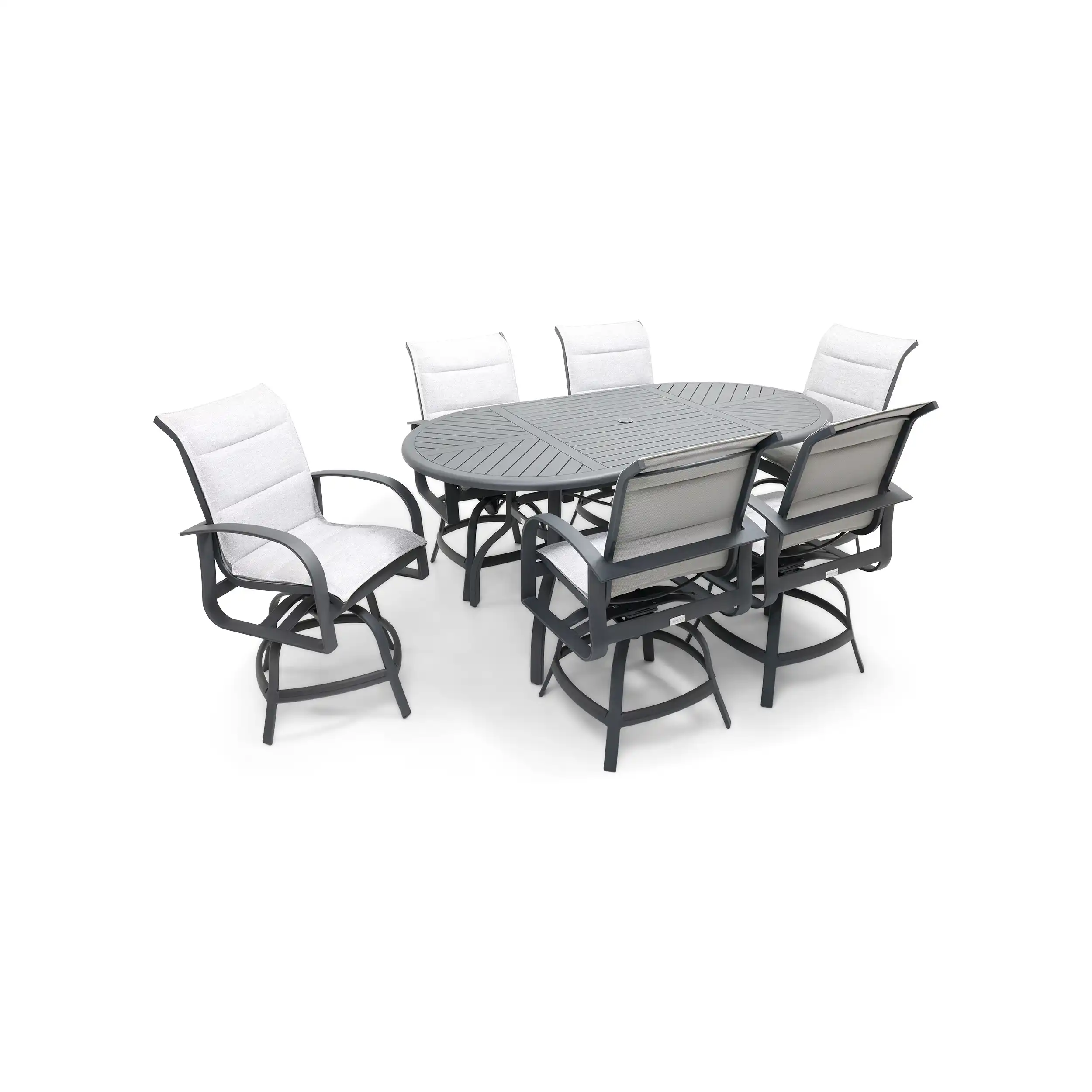 Wakefield 7 Piece Padded Sling Counter Height Group - Image 2