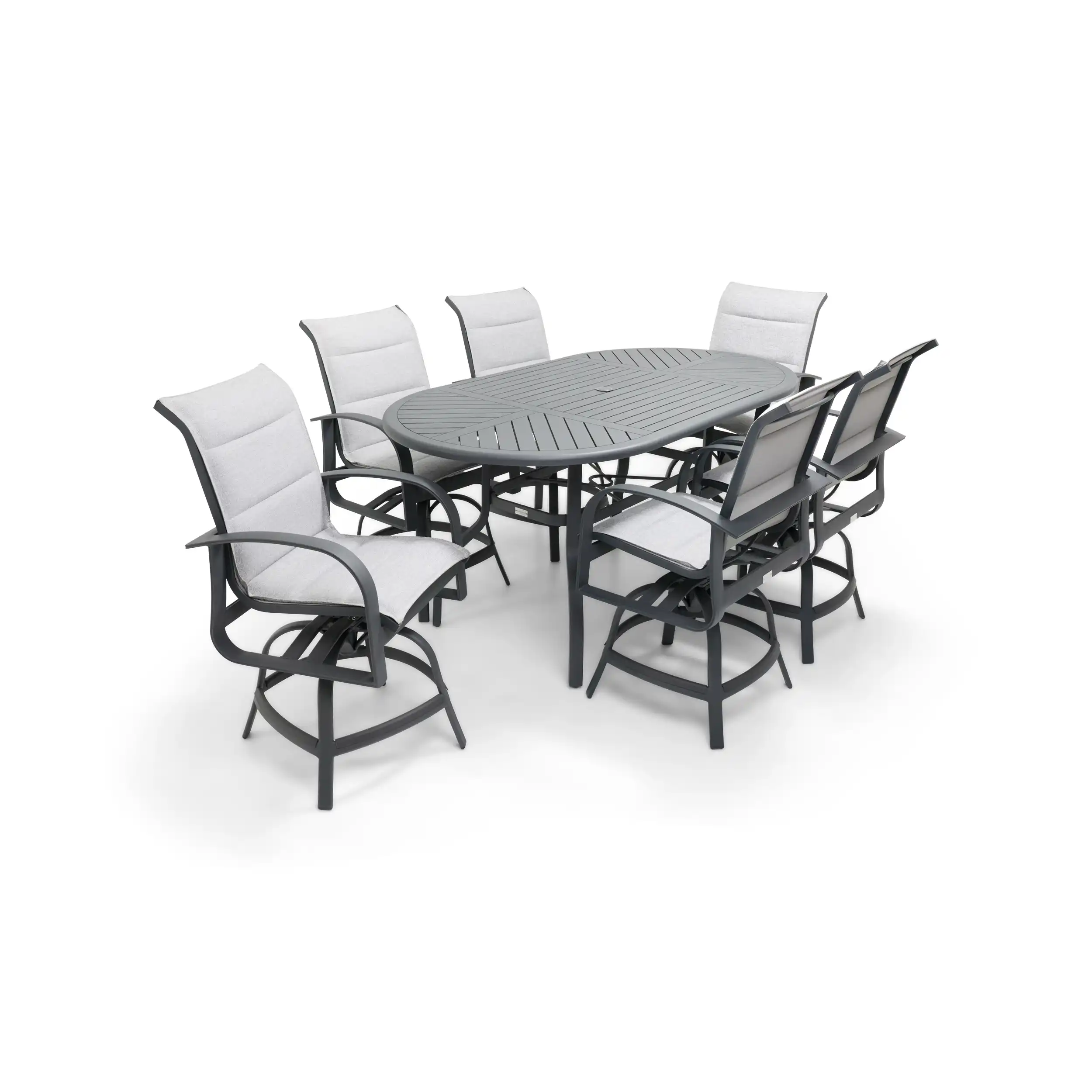 Wakefield 7 Piece Padded Sling Counter Height Group - Image 3