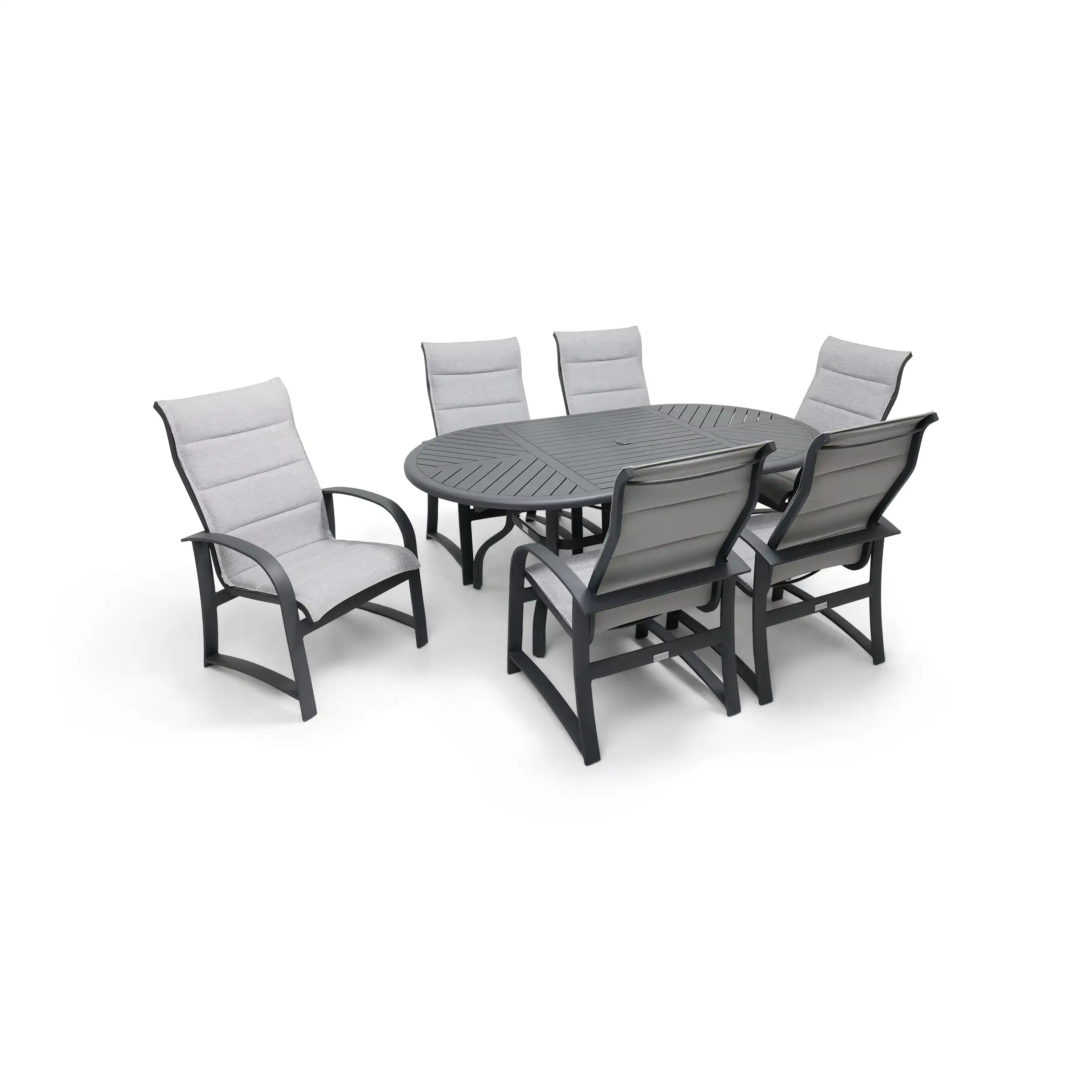 Wakefield 7 Piece Padded Sling Oval Dining Group - Image 2