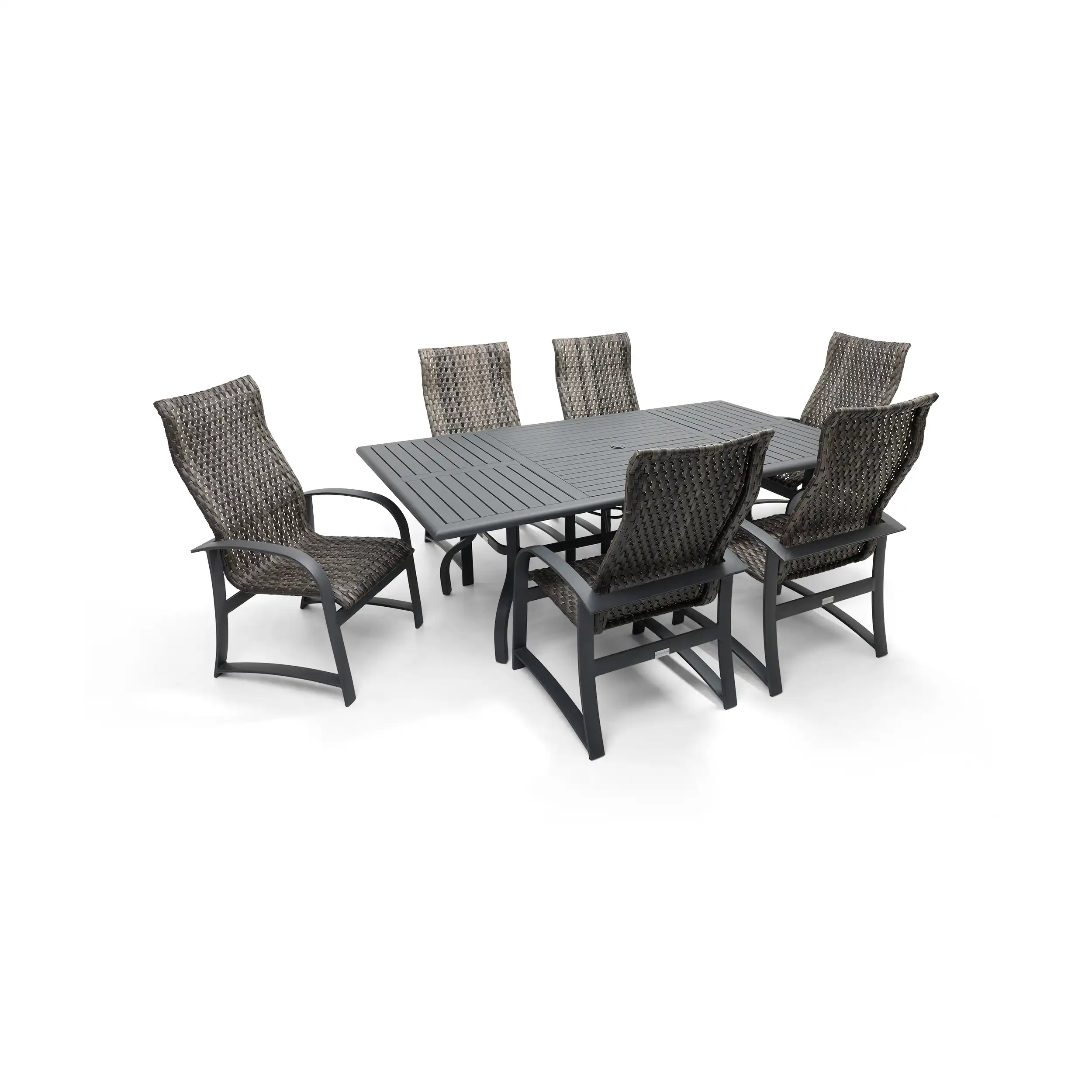 Wakefield 7 Piece Woven Dining Group - Image 2