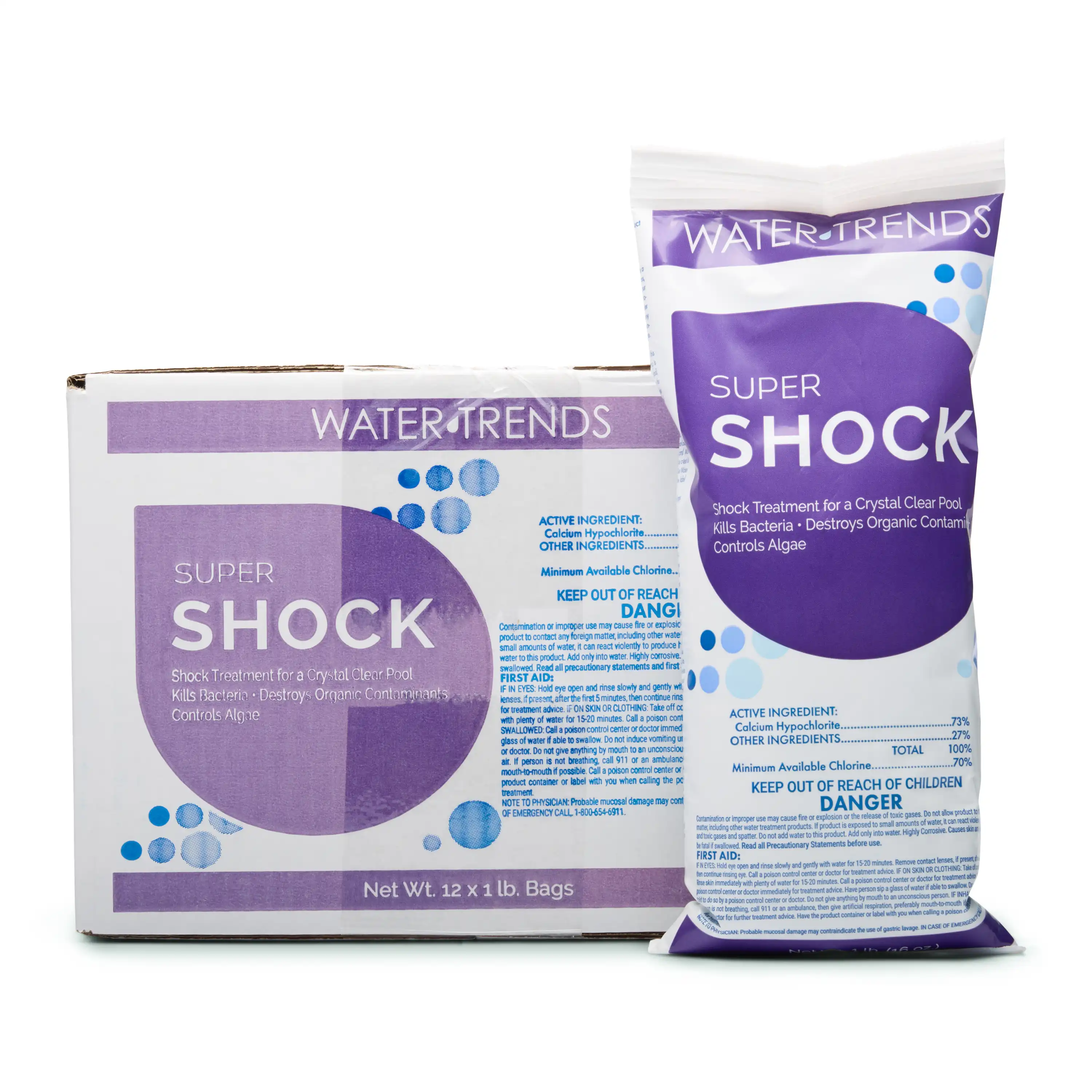 WATER TRENDS 73% Super Shock (12 Pack)