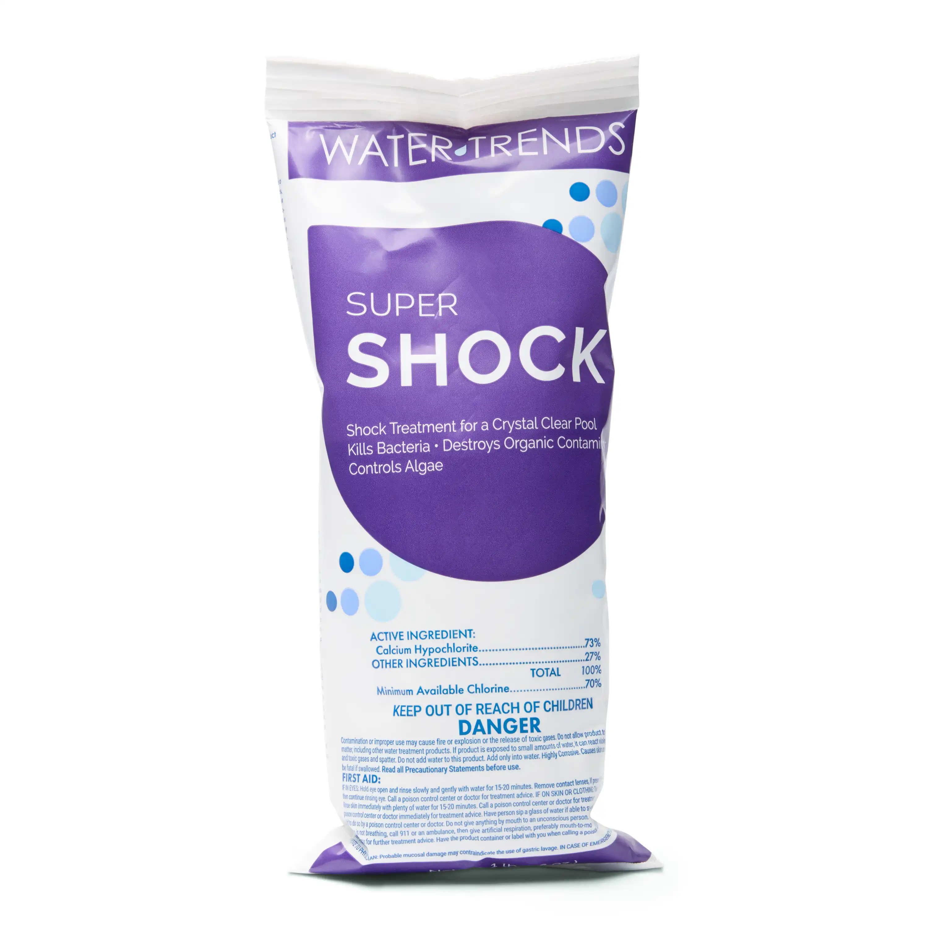 1 lb. Bag WATER TRENDS 73% Super Shock