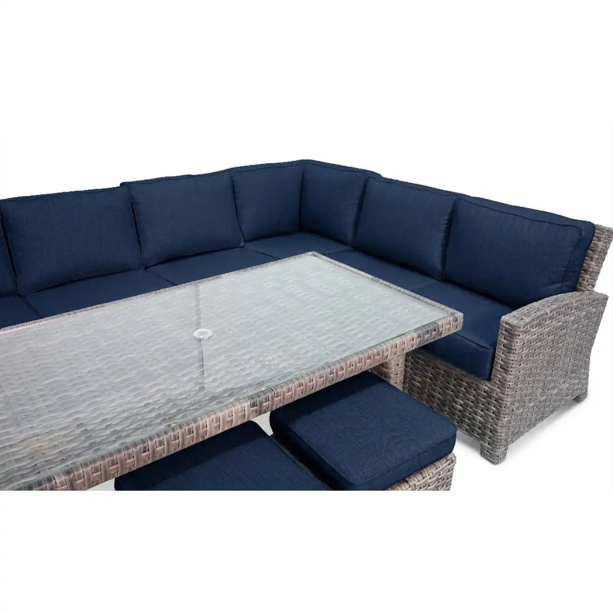 Woodridge 9 Piece Sectional Conversation/Chat Group - Spectrum Indigo - Image 6