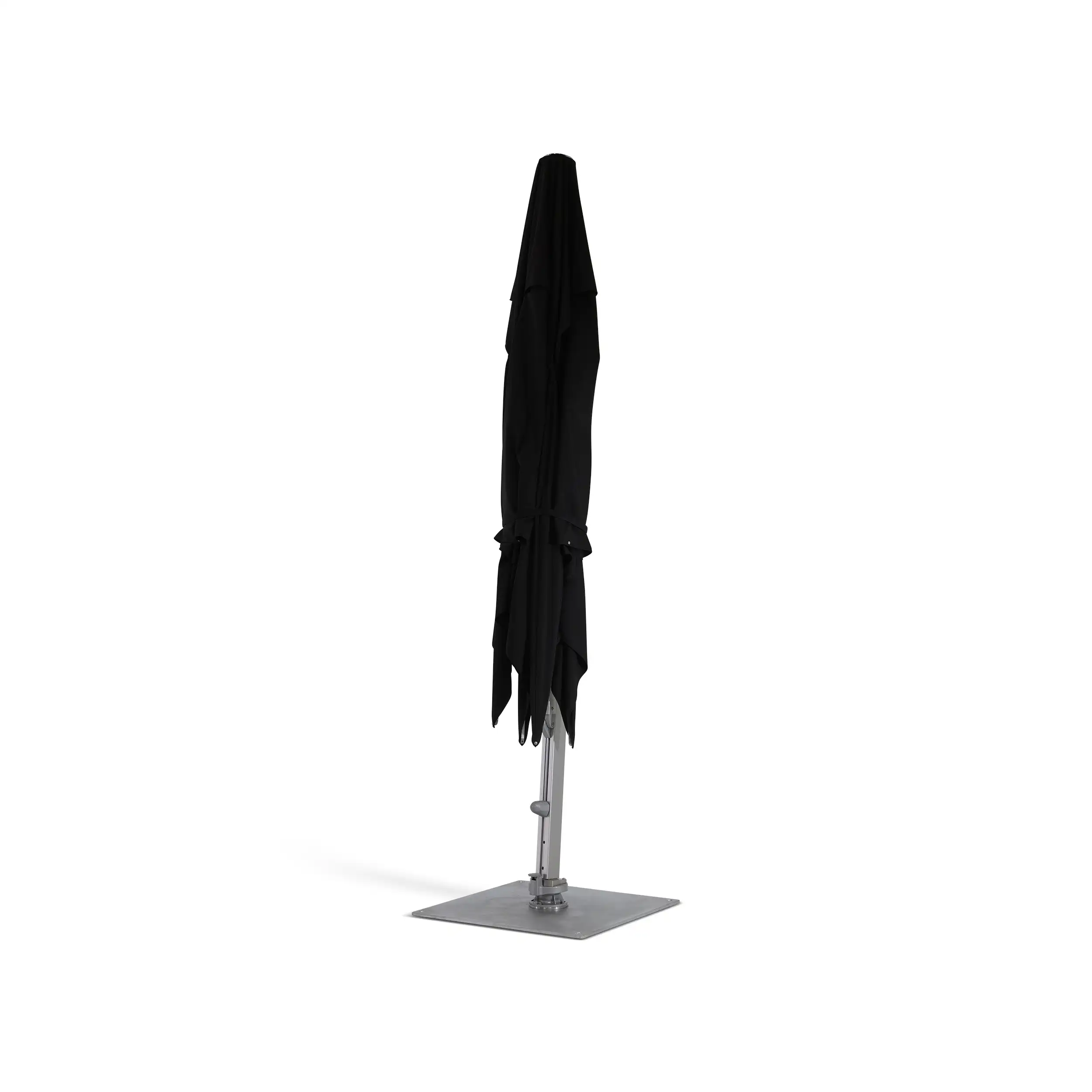 13' Square Commercial Valarium Cantilever Umbrella - Black - Image 6