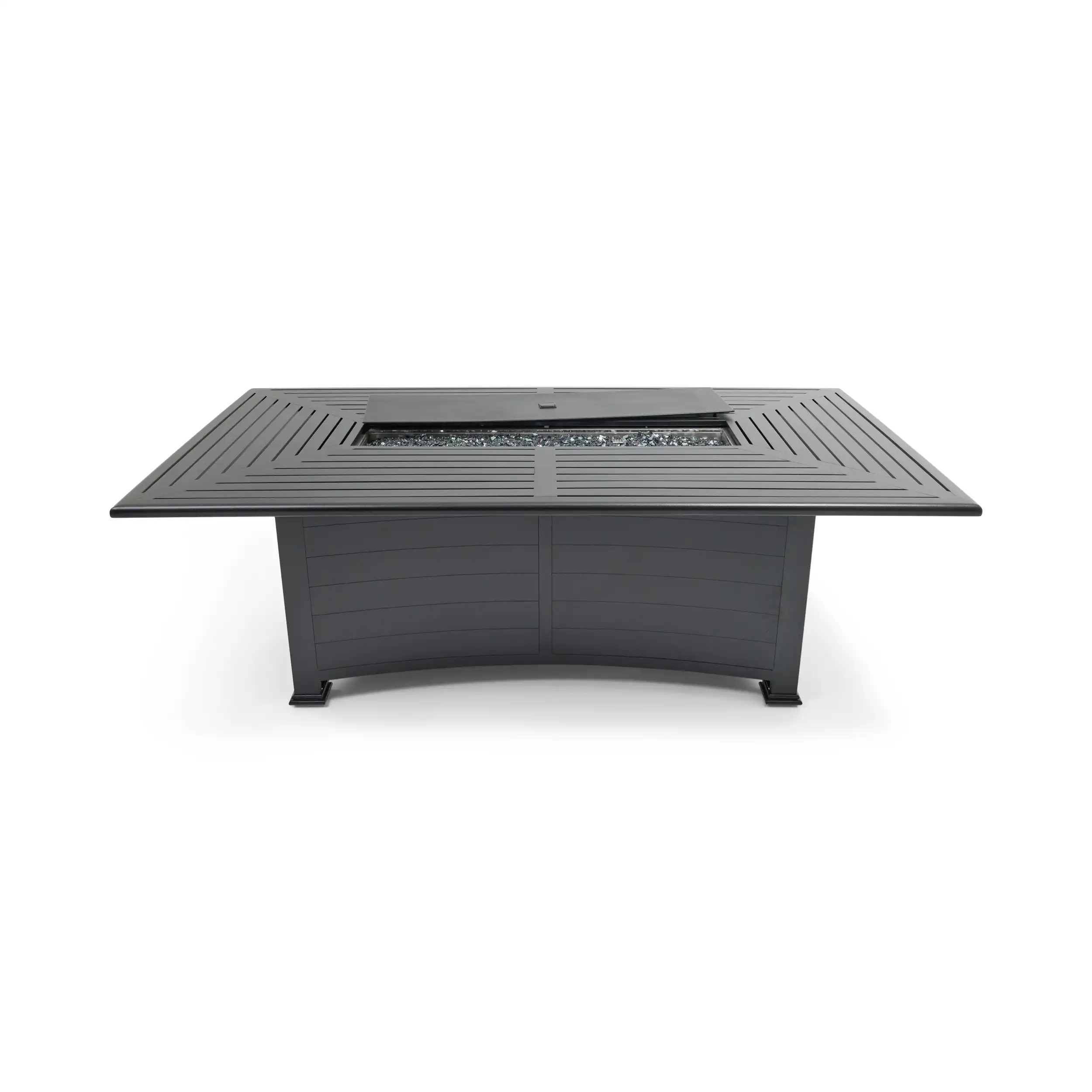 44"x84" Farnham Black Fire Dining Table W/ Lid - Image 10