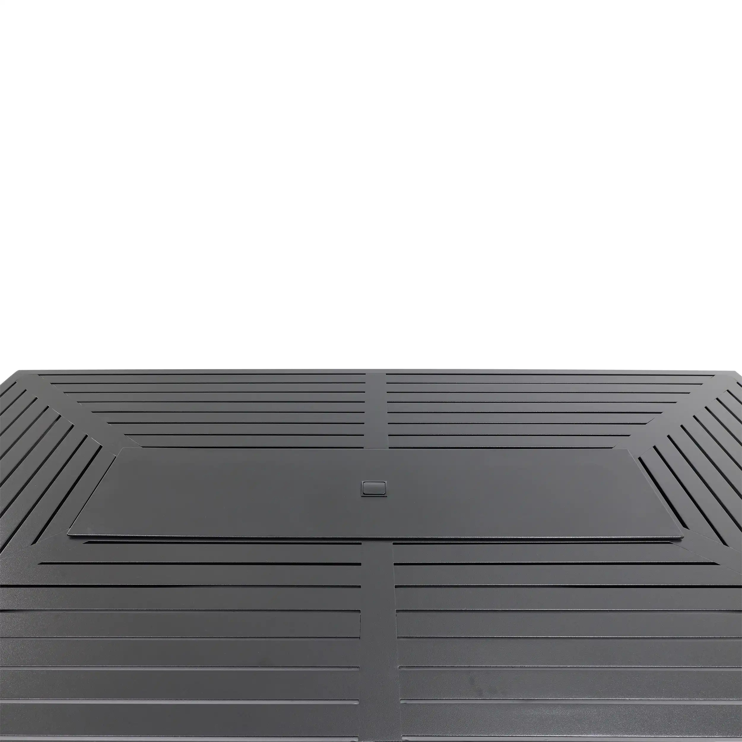 44"x84" Farnham Black Fire Dining Table W/ Lid - Image 14